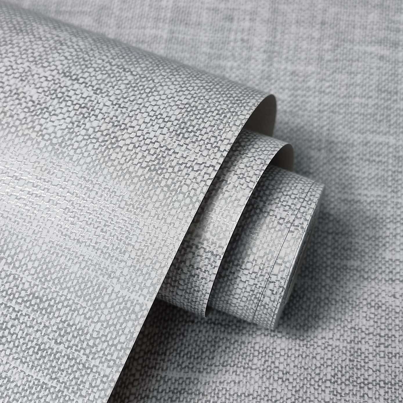 Scandi Textured Grey Wallpaper