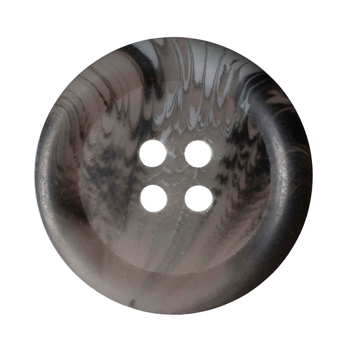 Round Rimmed Marbled Buttons 22.5mm Pack of 4