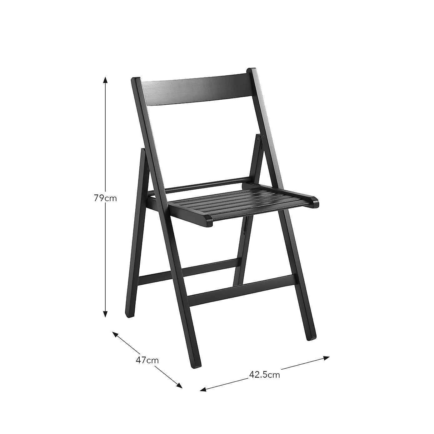 Bessie Wooden Folding Chair