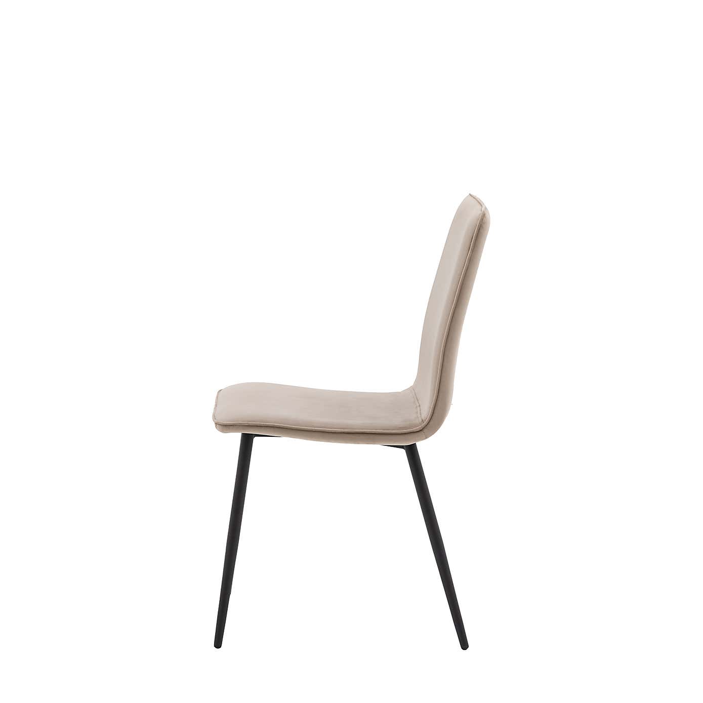 Set of 2 Wamba Velvet Dining Chairs