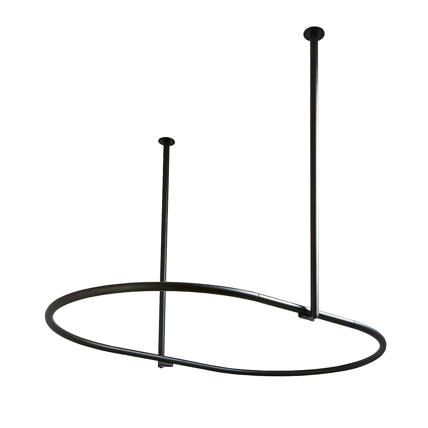 Oval Shower Curtain Rail