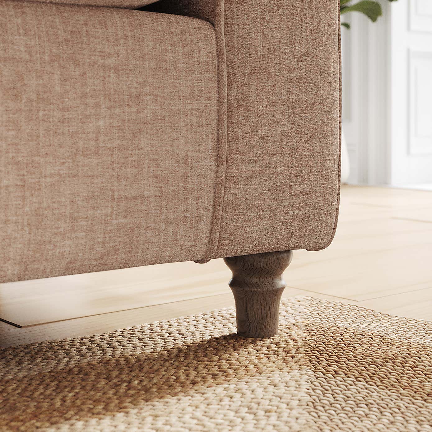 Flori Armchair, Tonal Plush Chenille