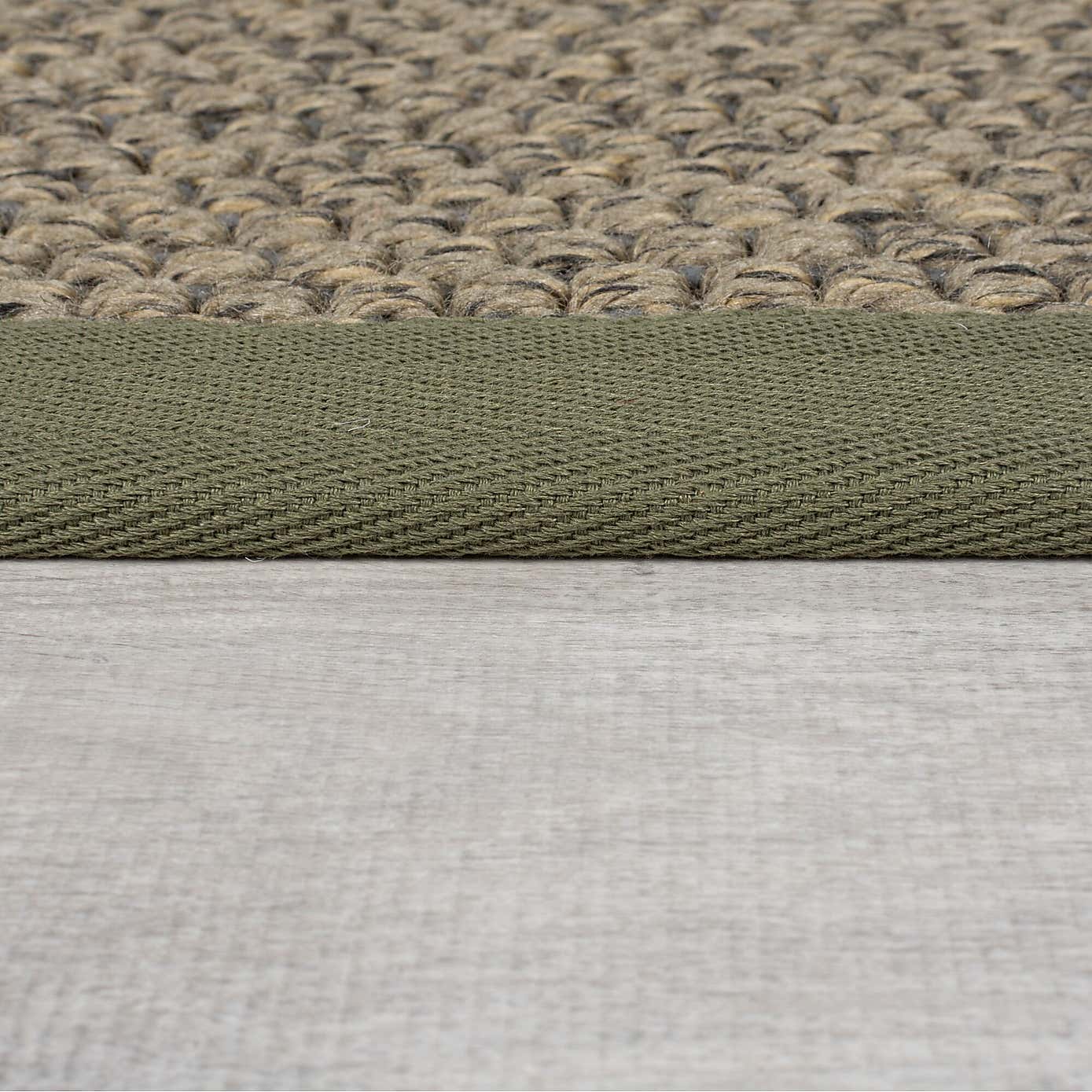 Sisal Look Washable Border Rug