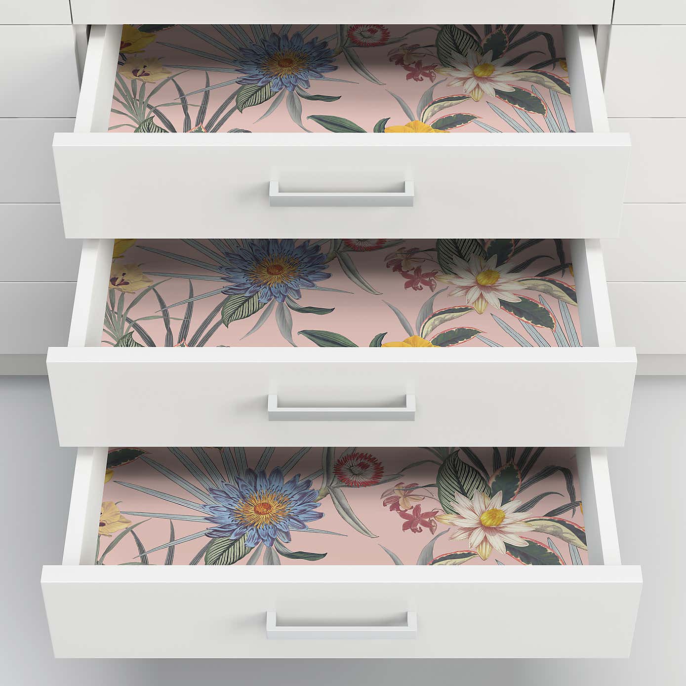 Nu Wall Self Adhesive Tropical Floral Wallpaper