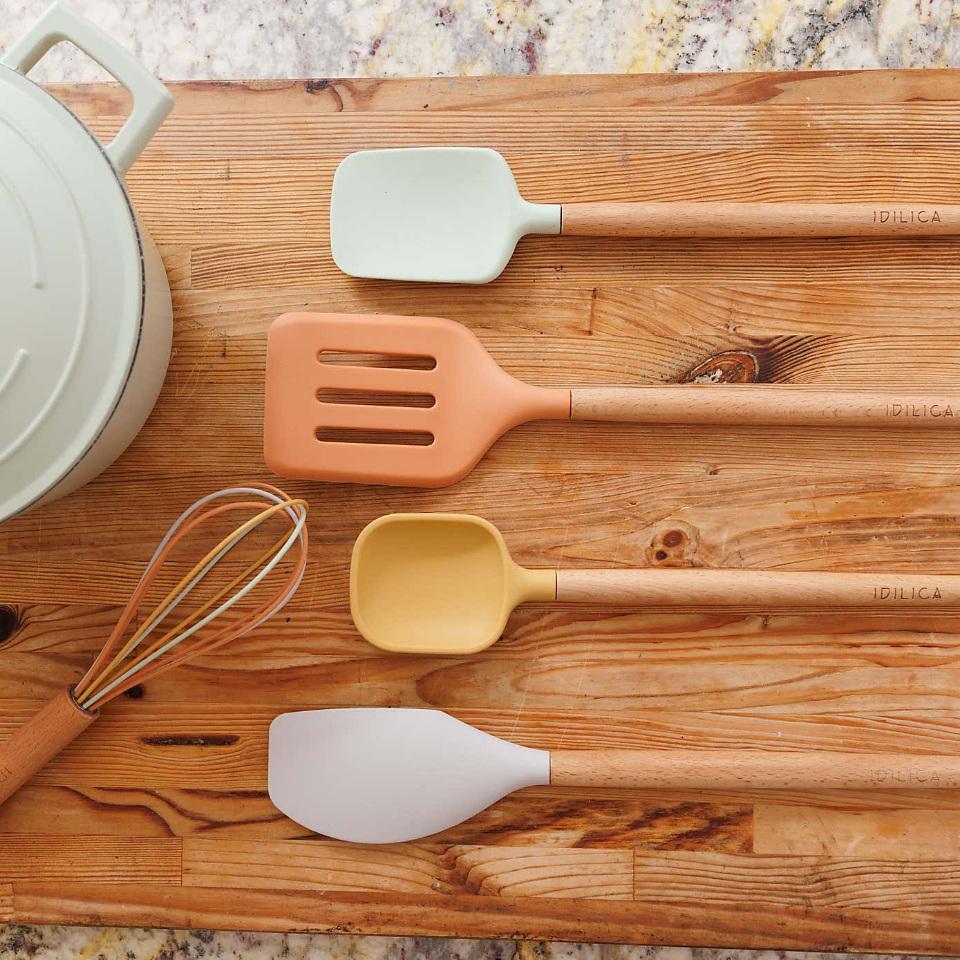 KitchenCraft Heat-Resistant Silicone Kitchen Utensil Set