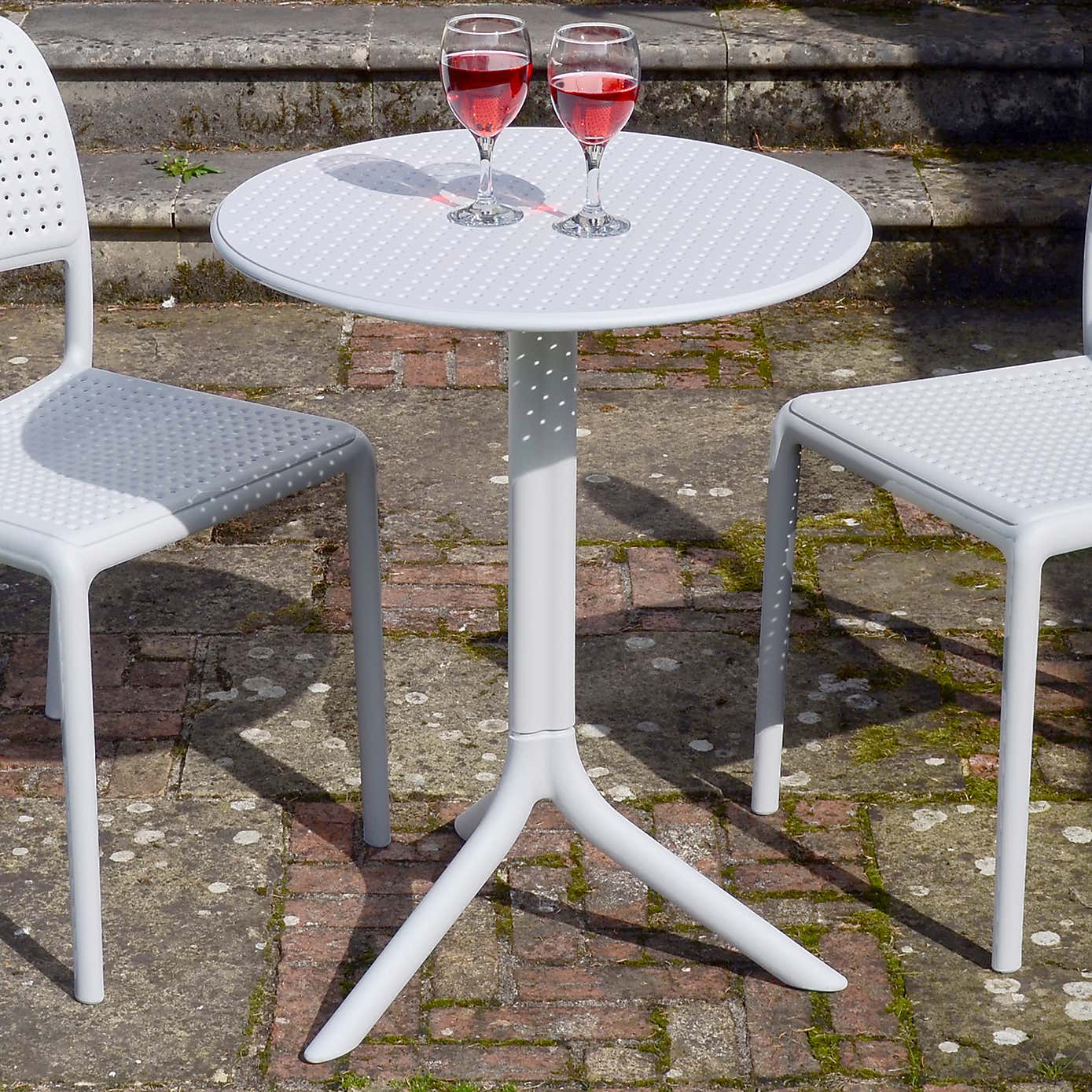 Nardi Black Step Bistro Table