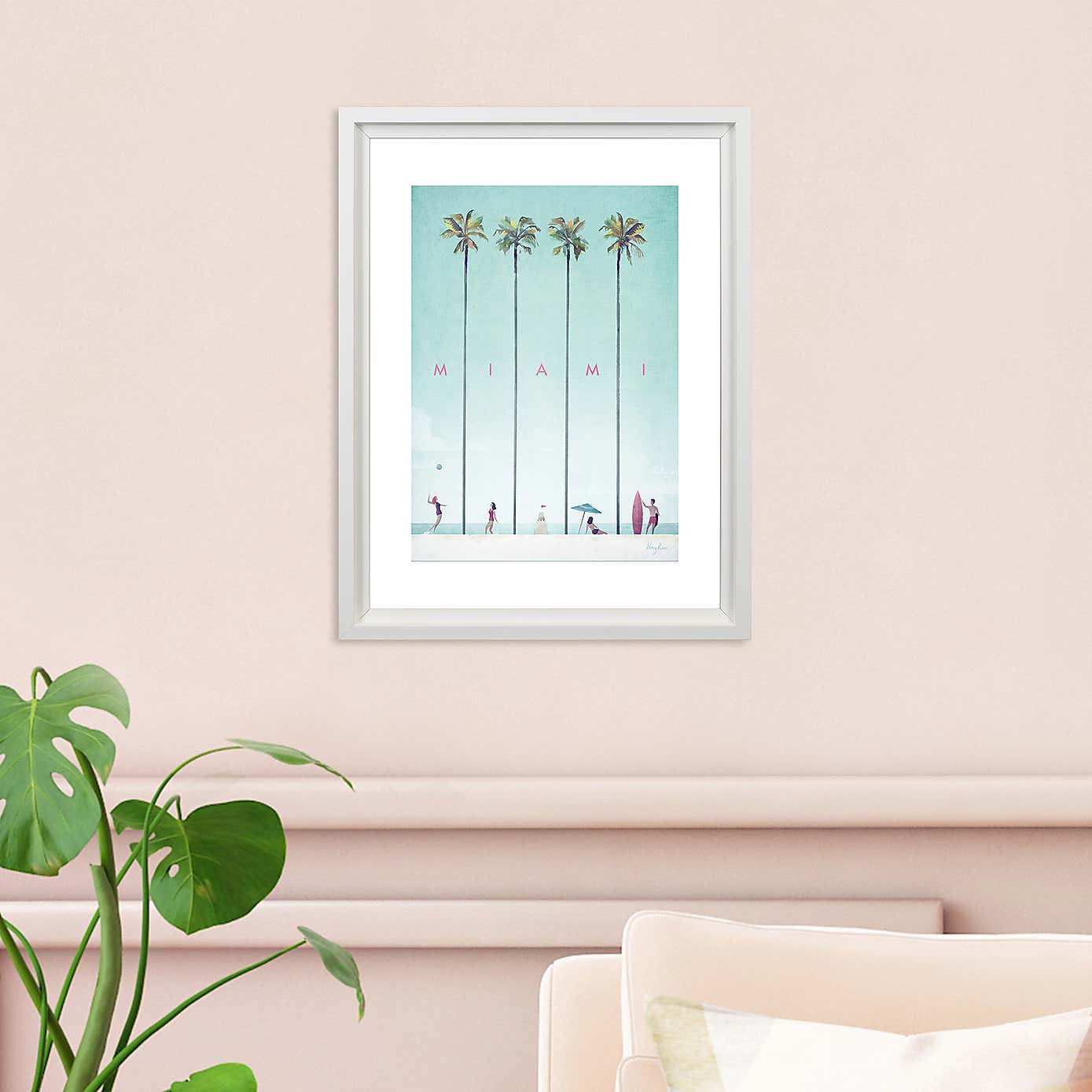 The Art Group Miami Framed Print