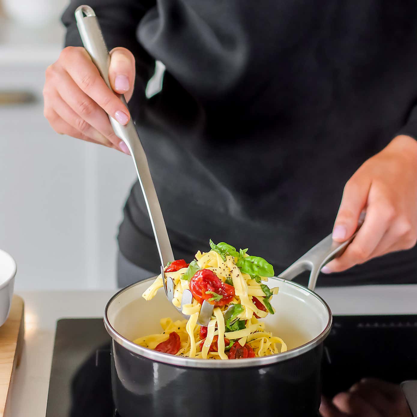 KitchenAid Premium Stainless Steel Pasta Serving Spoon