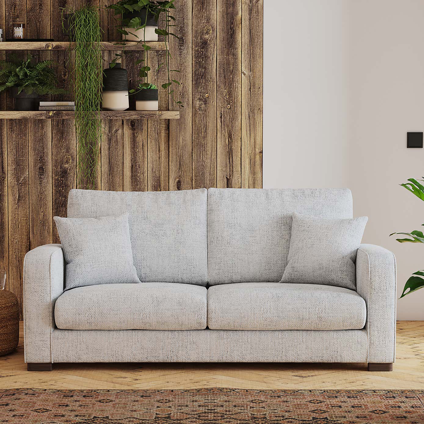 Carson Chunky Chenille 3 Seater Sofa