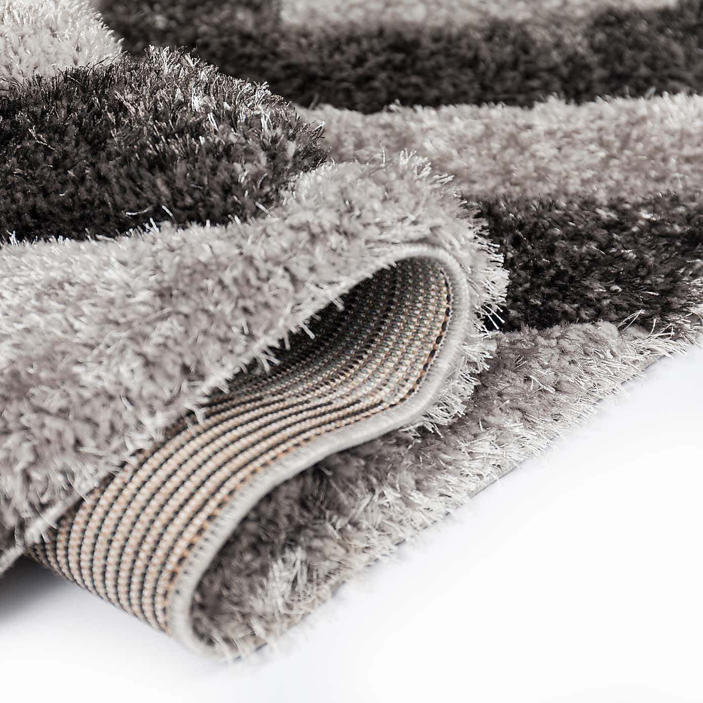 Velvet 3D Geometric Diamonds Rug