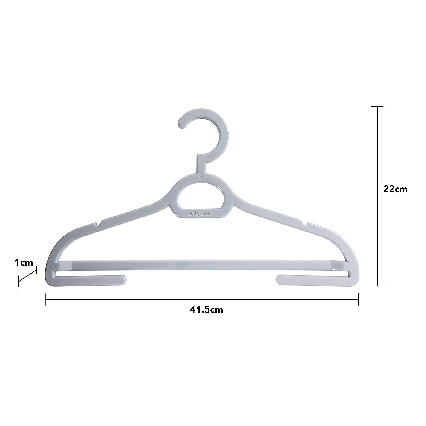 Pack of 12 Wham Adult Clothes Hangers