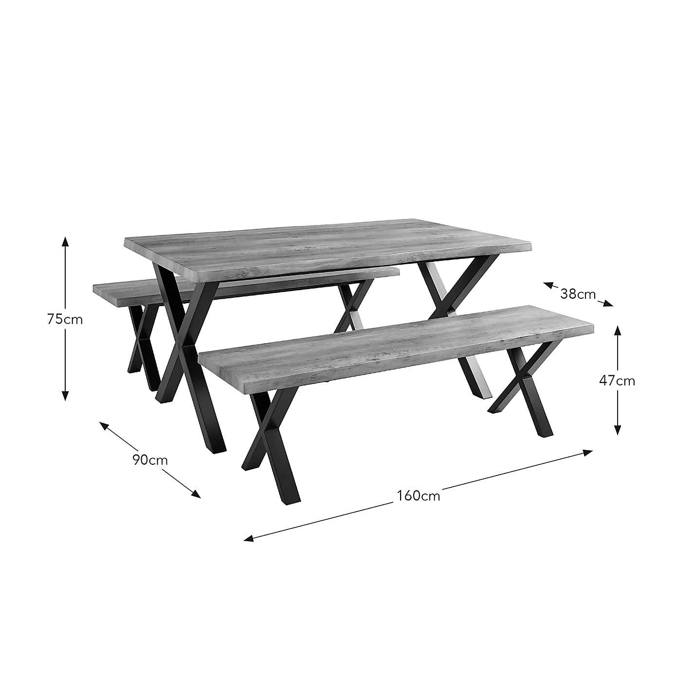 Ezra Dining Bench Set
