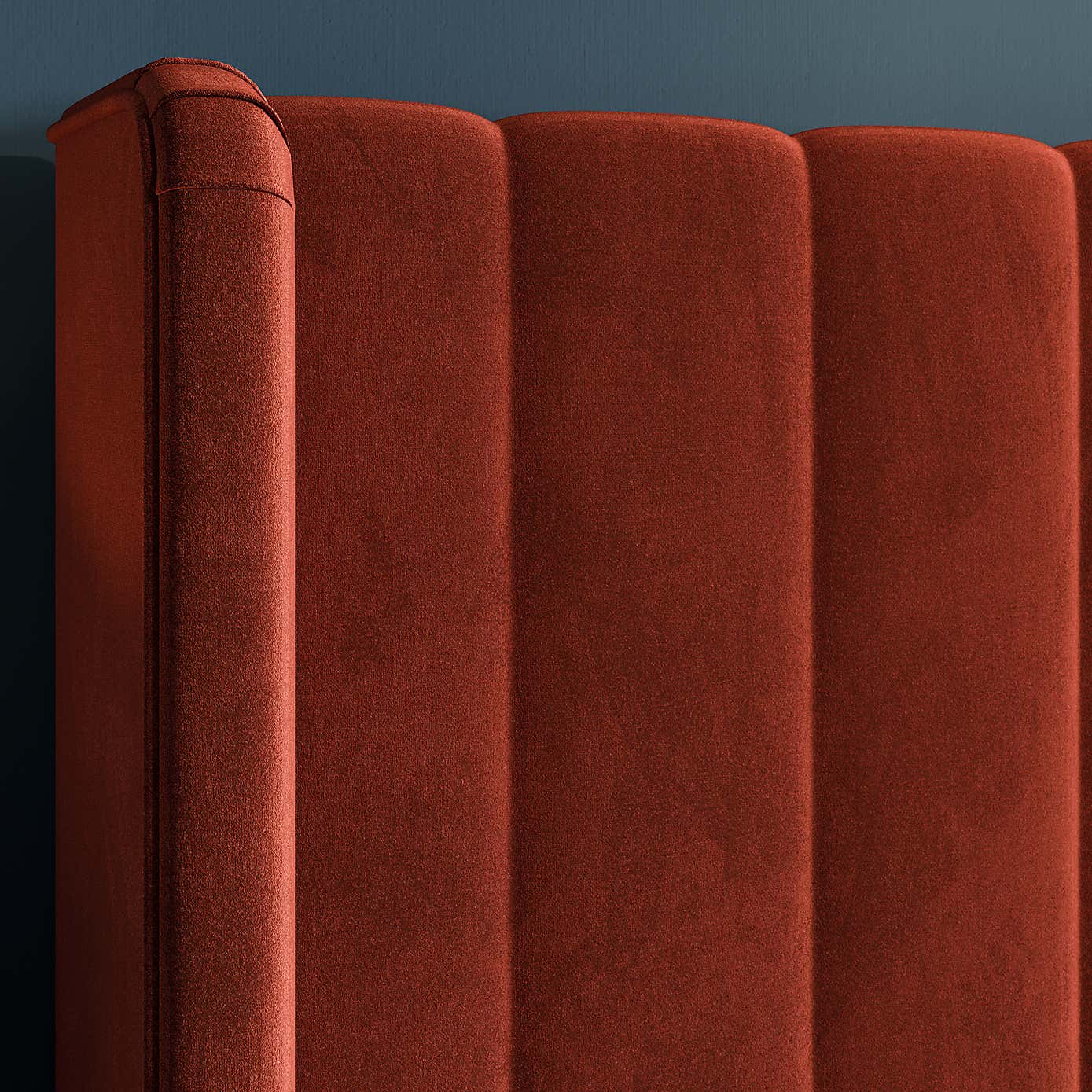 Alara Pleated Velvet Bed