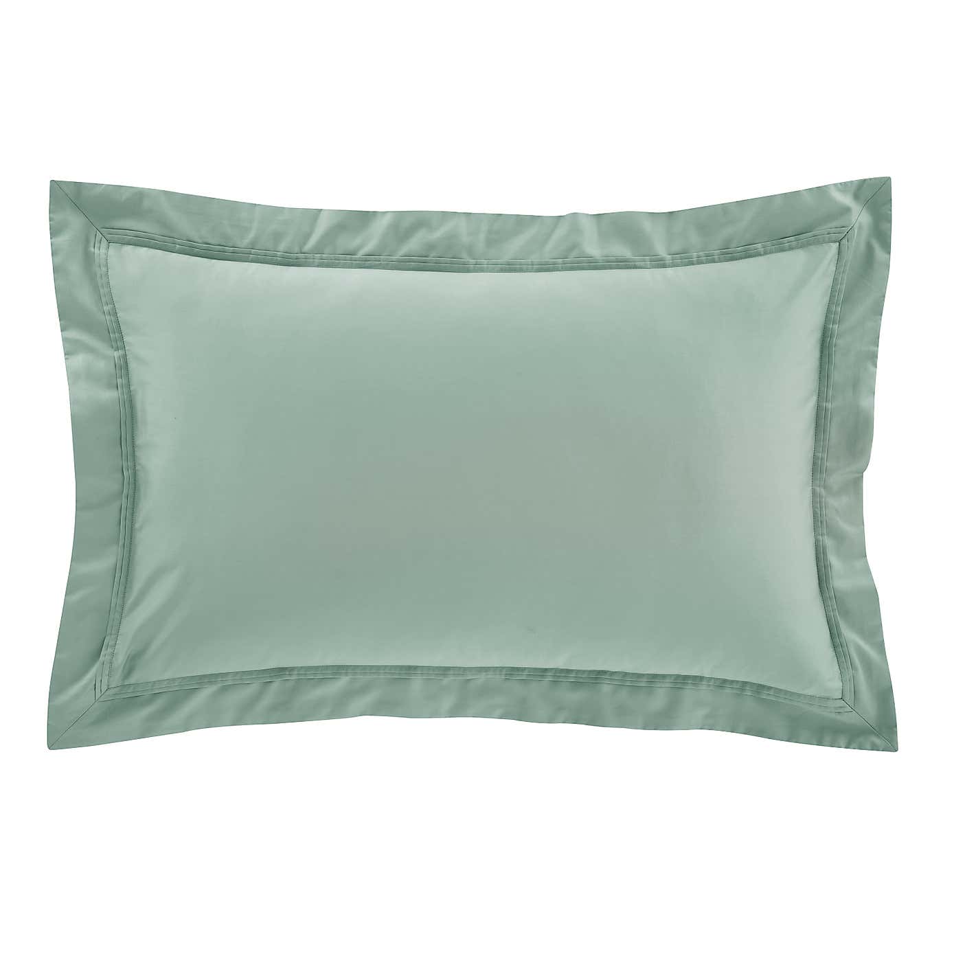 Dorma 500 Thread Count 100% Cotton Satin Plain Oxford Pillowcase
