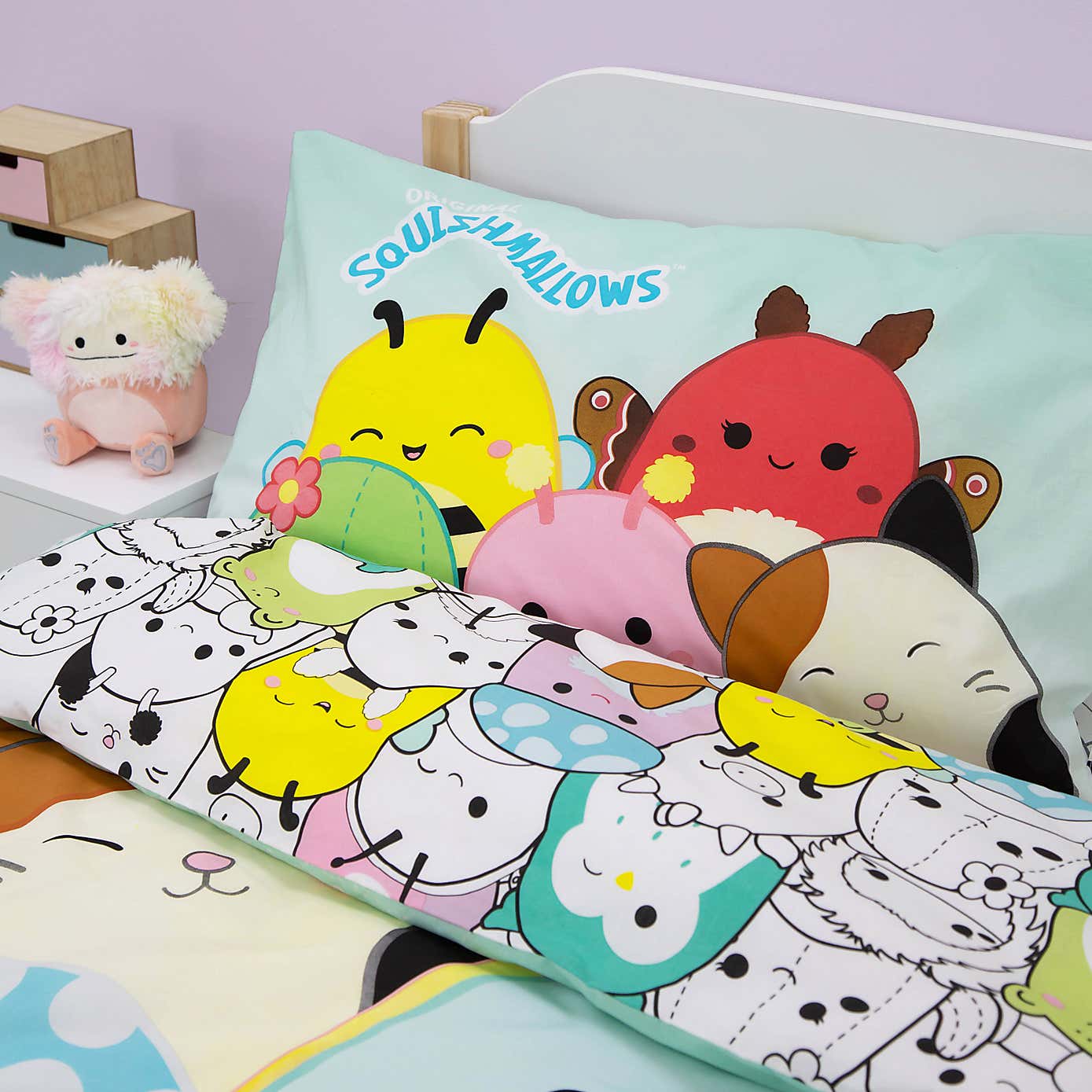 Squishmallows Flash Reversible Single Duvet Cover & Pillowcase Set