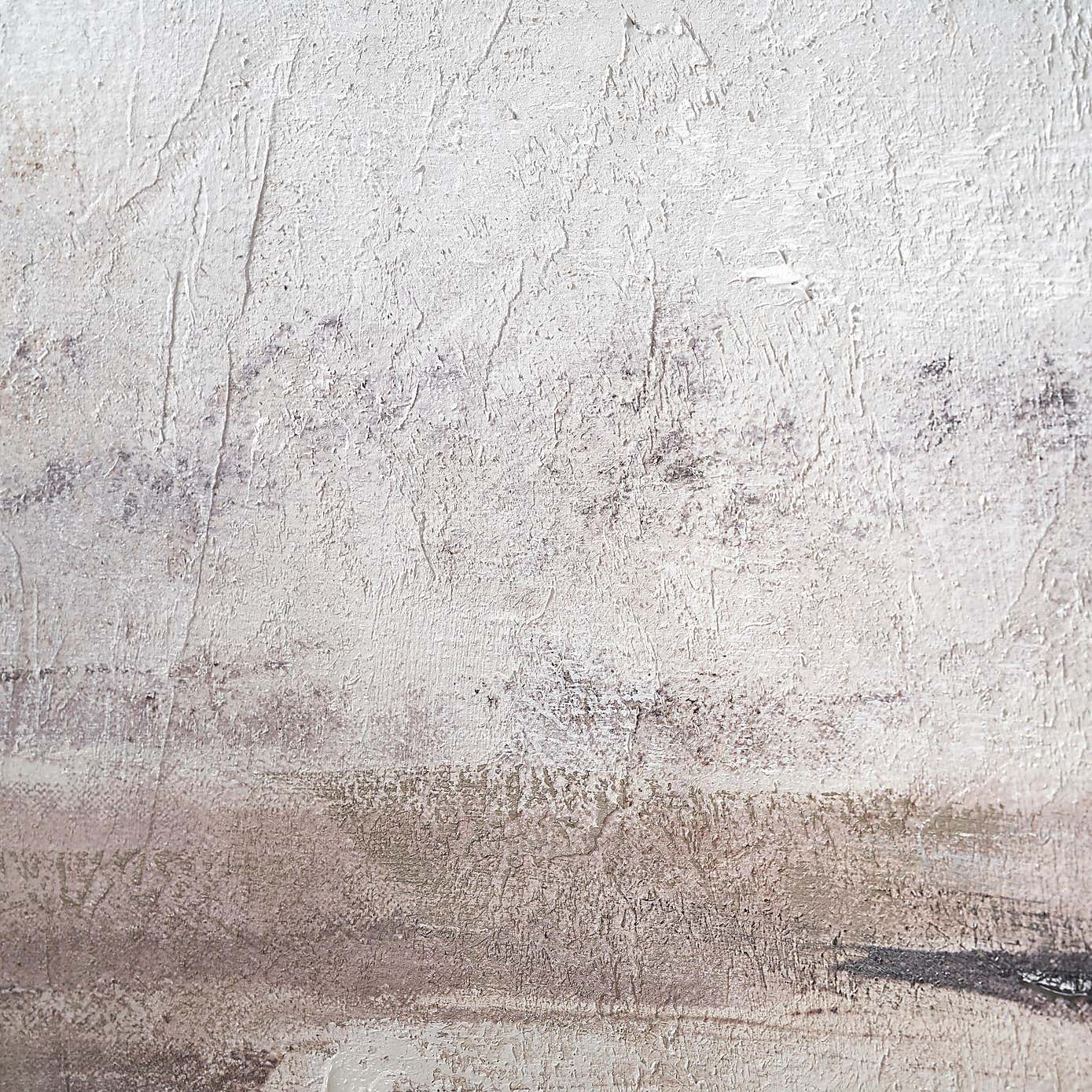 Set of 3 Grey Abstract Black Framed Canvases