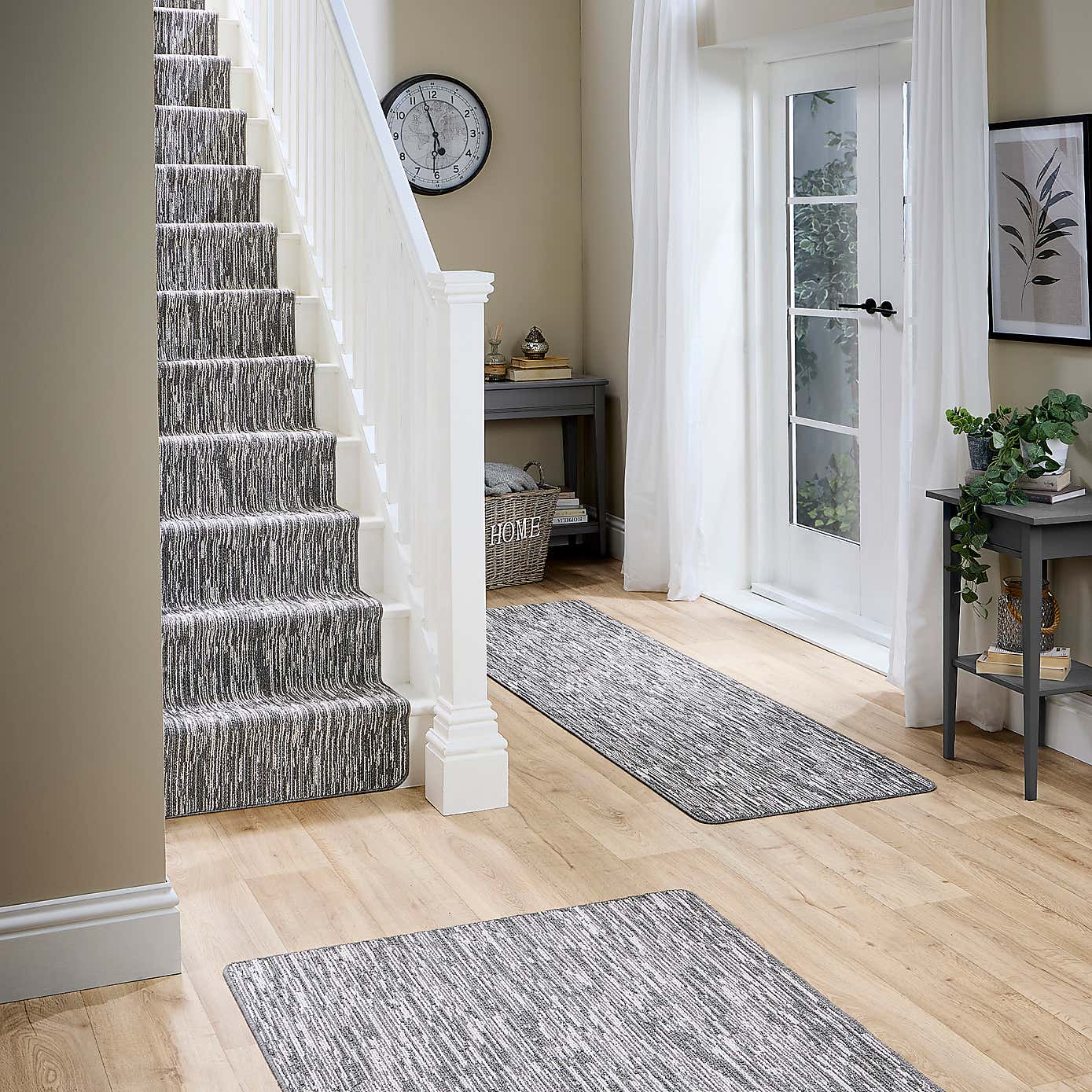 Marvel Broken Stripe Hard-wearing Washable Stair Runner