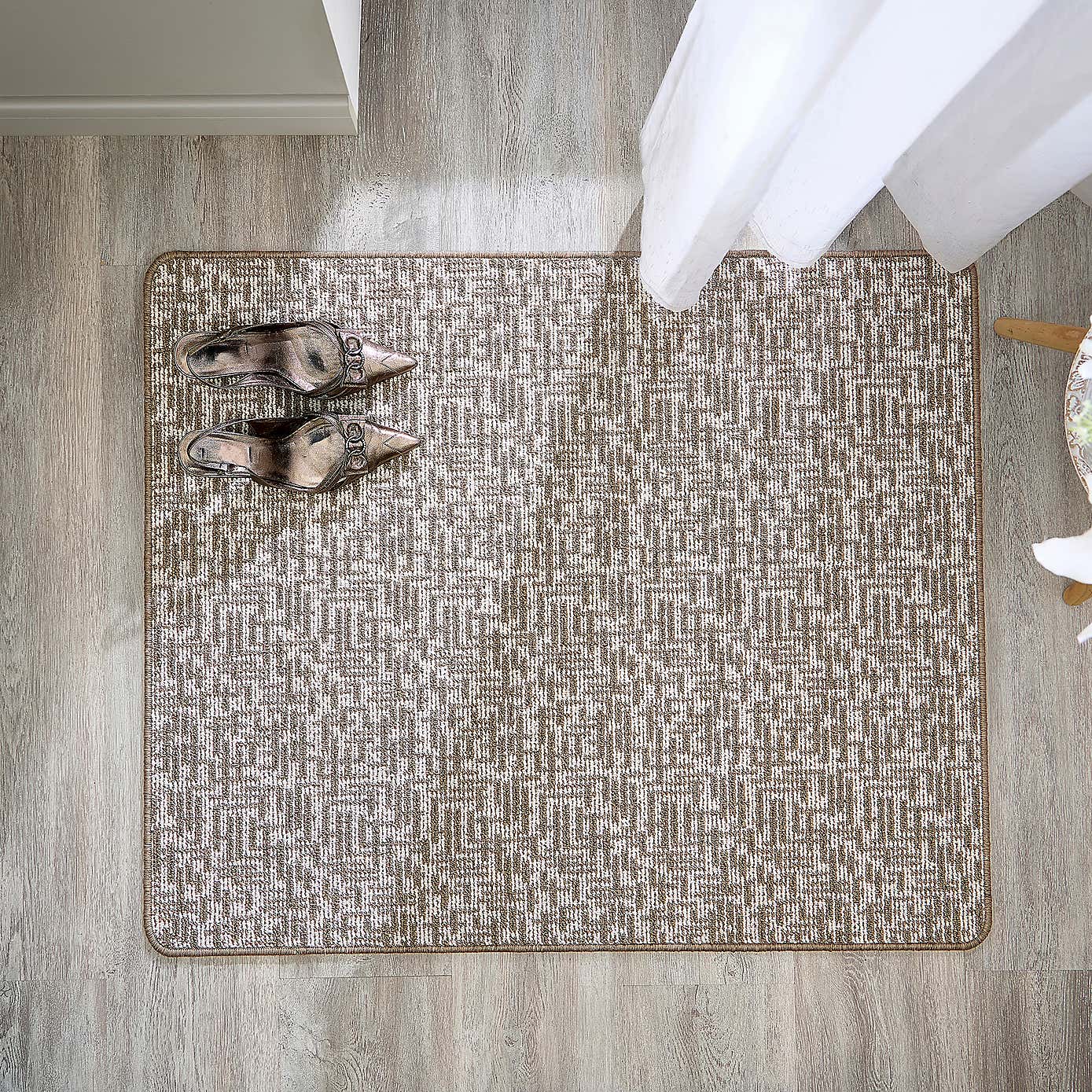 Marvel Boucle Grid Washable Doormat