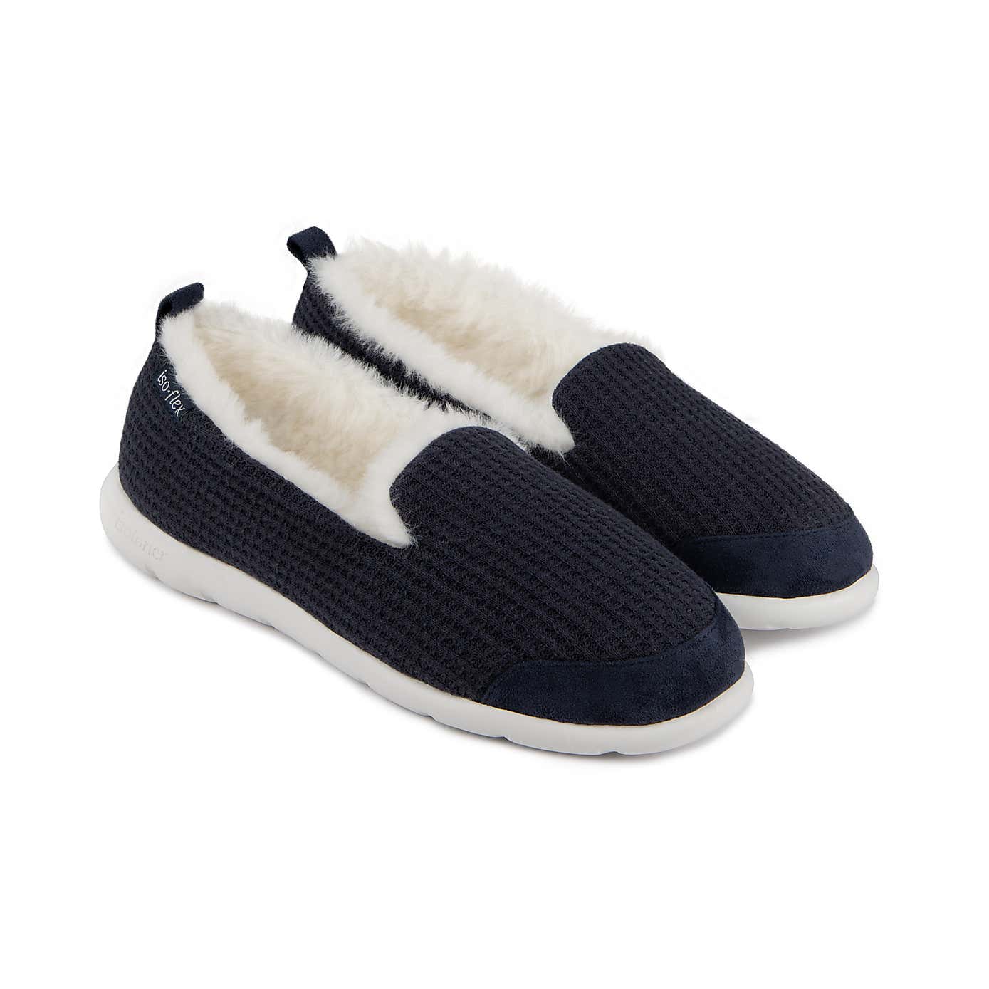 Isotoner IsoWaffle Full Back Slippers