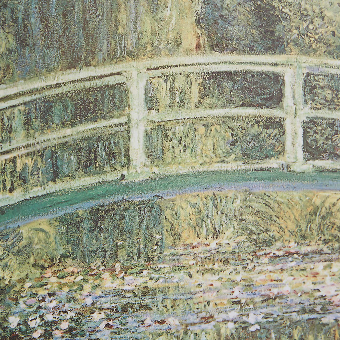 Waterlilies and Japanese Bridge by Claude Monet Framed Print