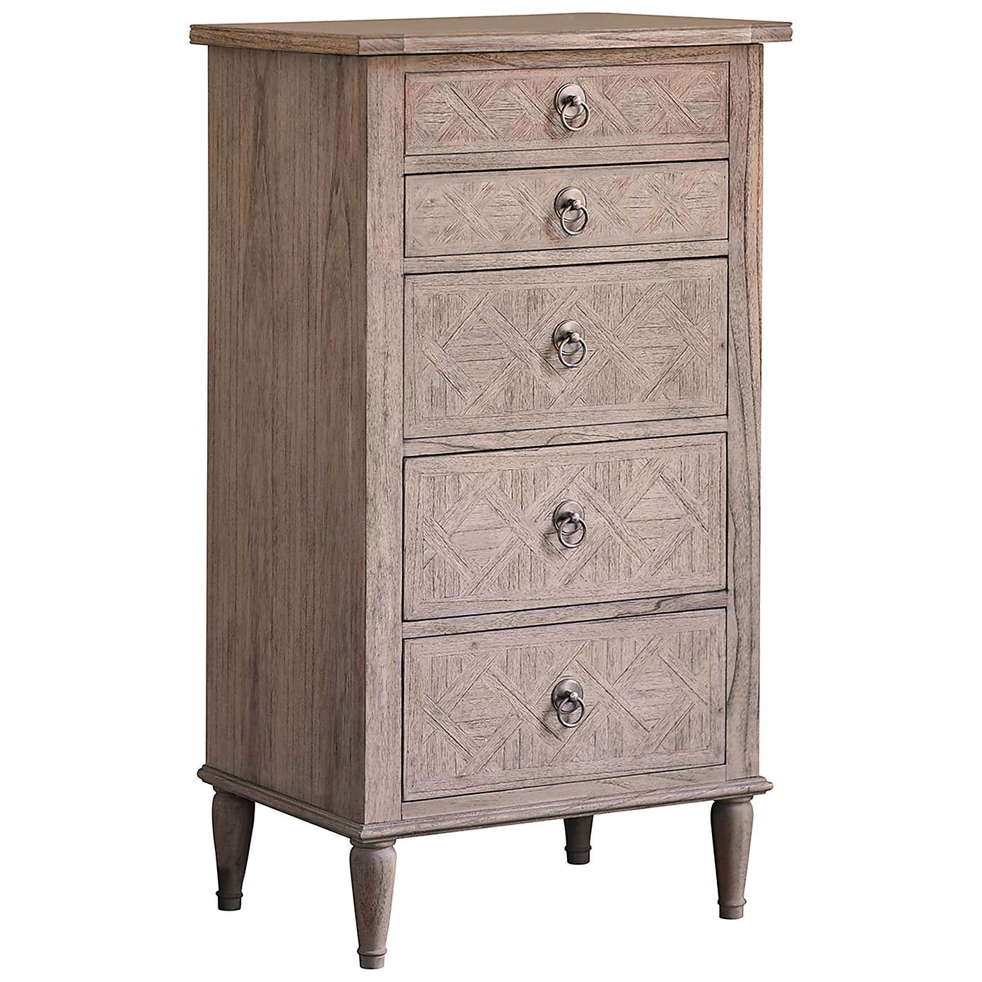 Modesto 4 Drawer Narrow Vanity Chest