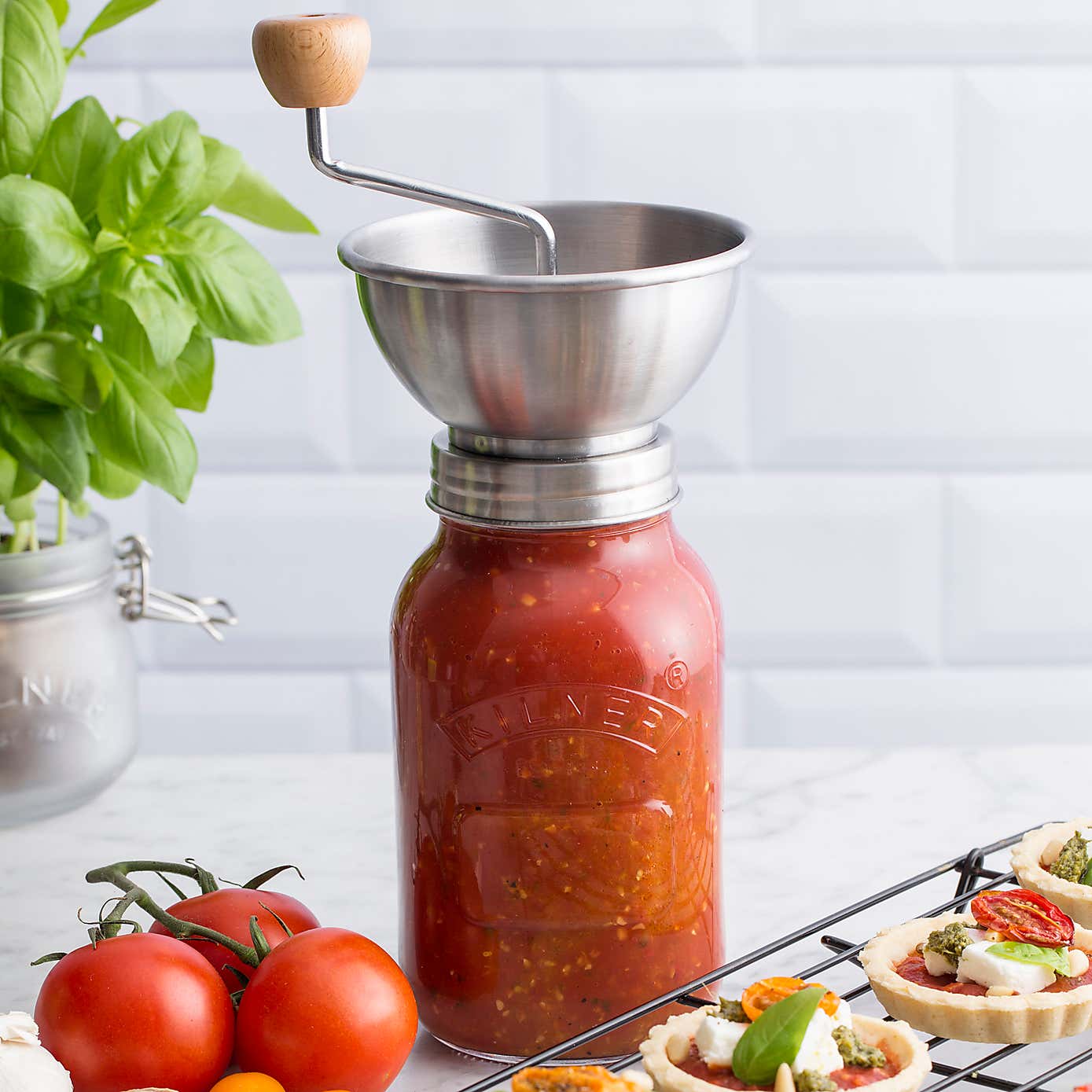 Kilner Sauce Press Jar Set
