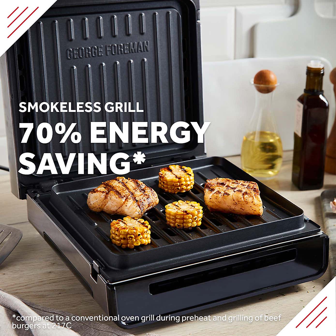 George Foreman Medium Smokeless Grill