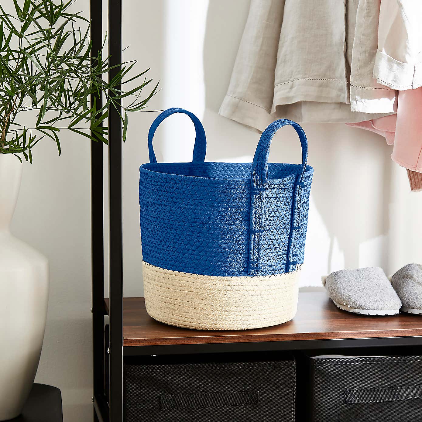 Block Colour Storage Basket