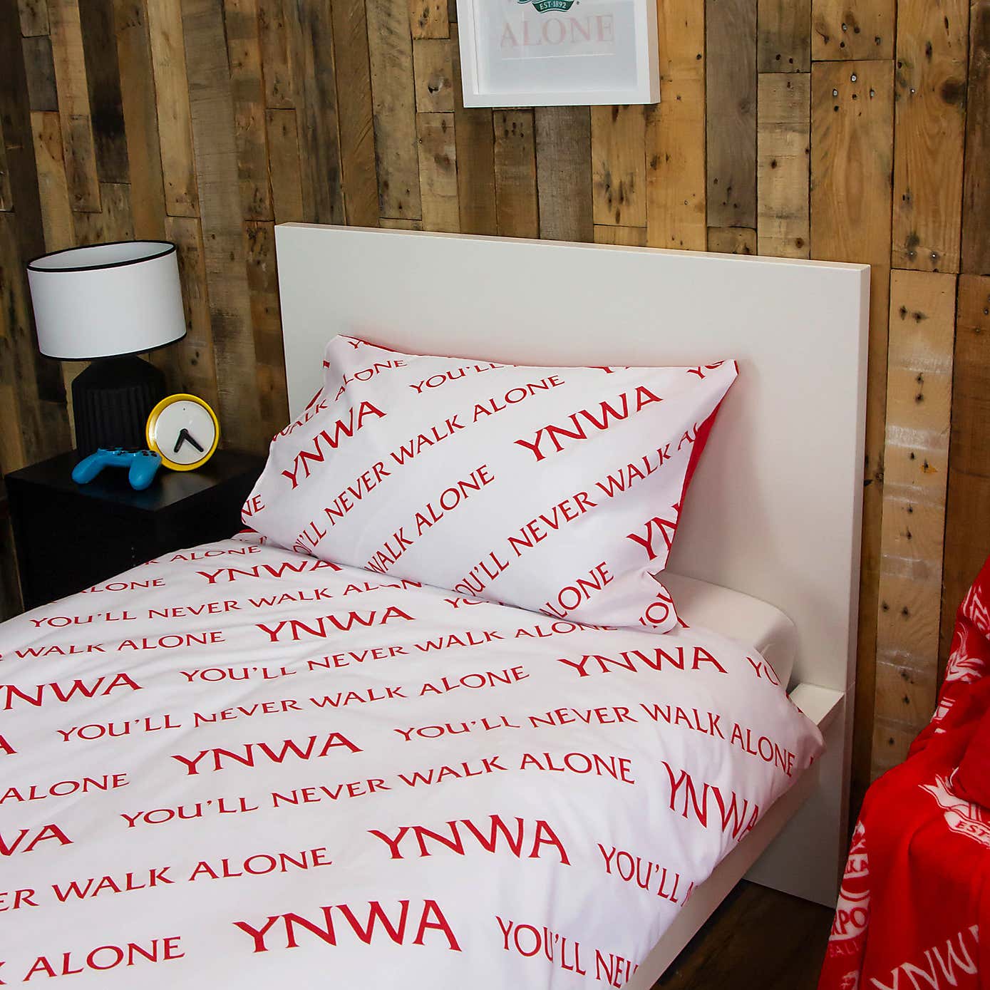 Liverpool Tone Single Duvet Cover and Pillowcase Set