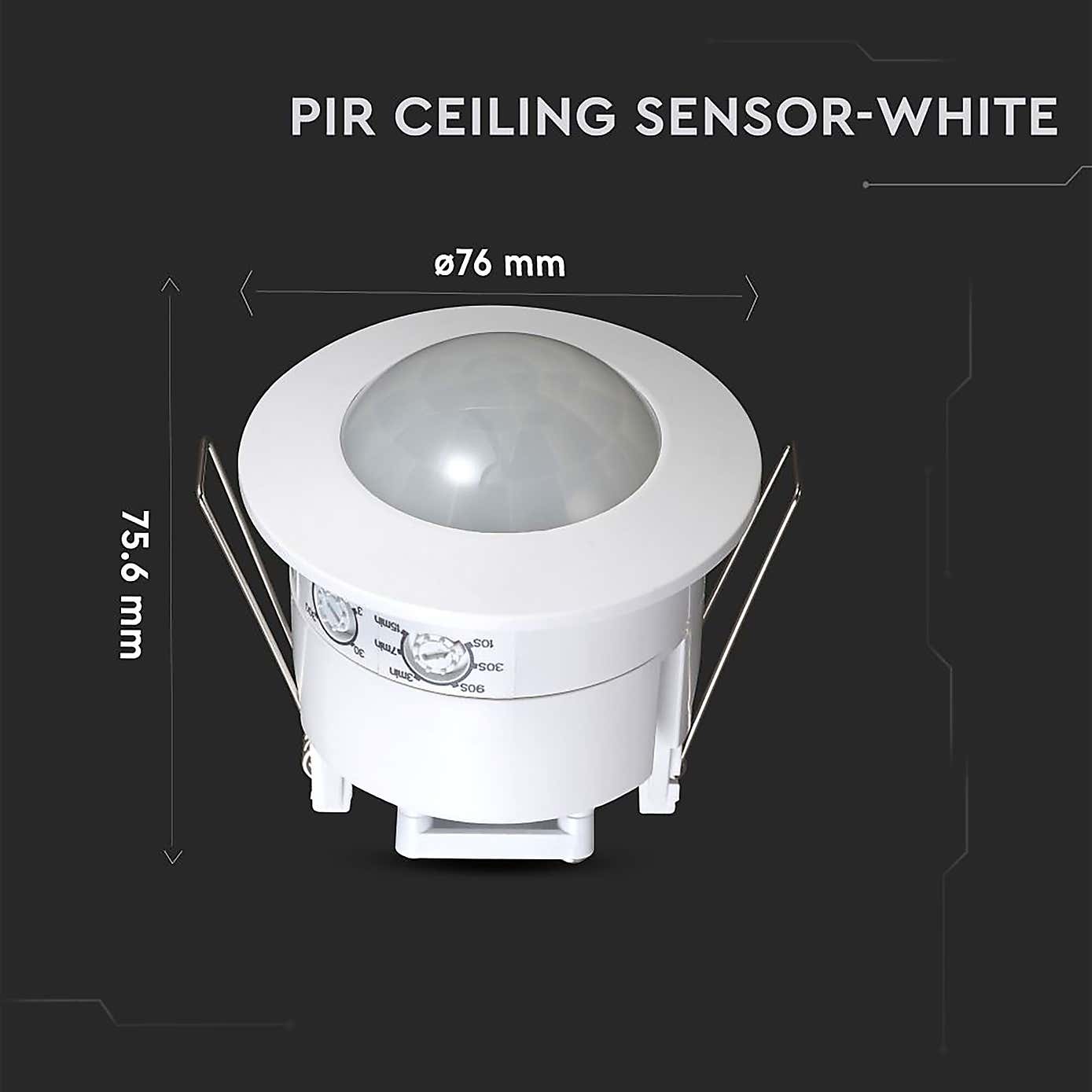 V-TAC PIR Motion Sensor LED Ceiling Light