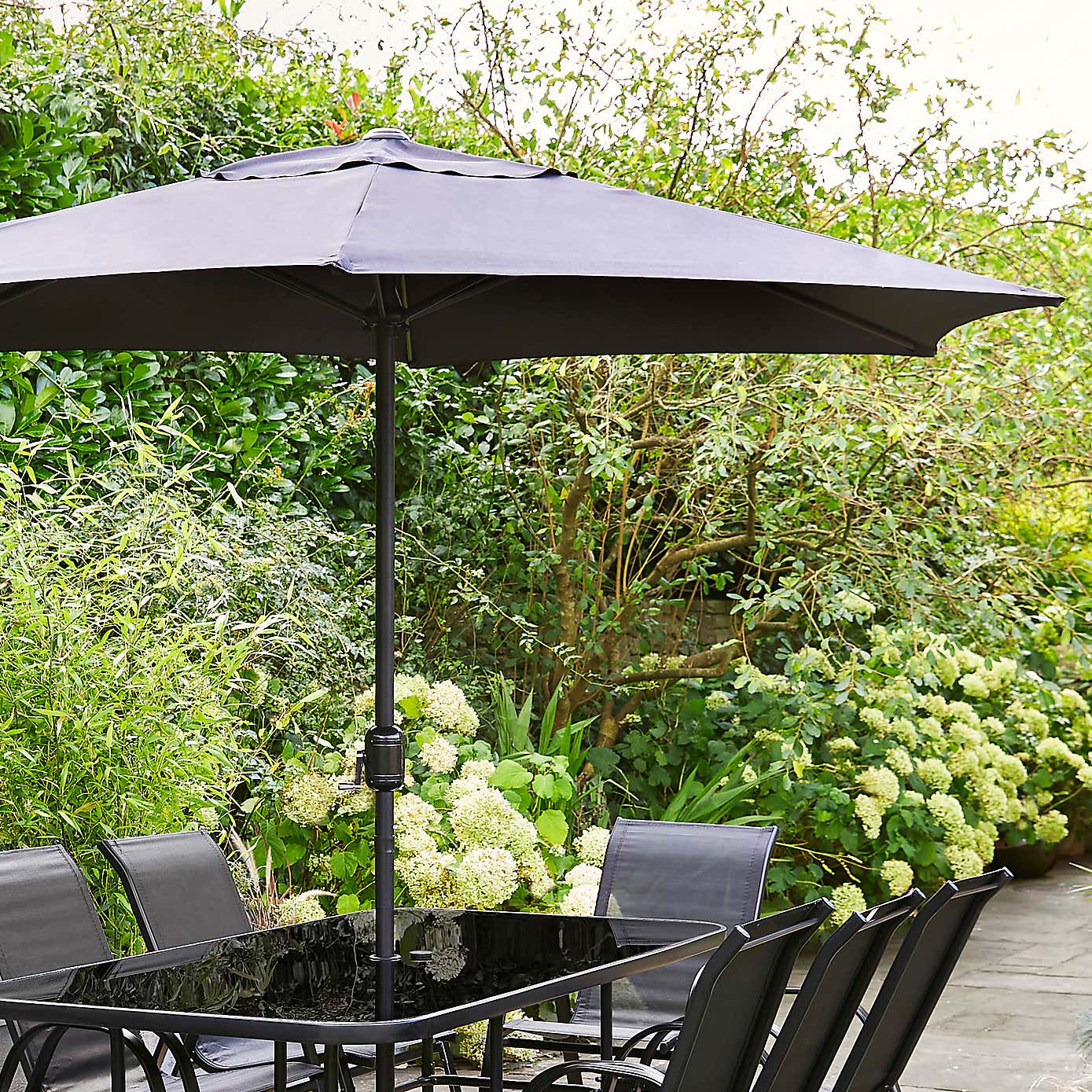 10 Piece Rectangular Garden Dining Set