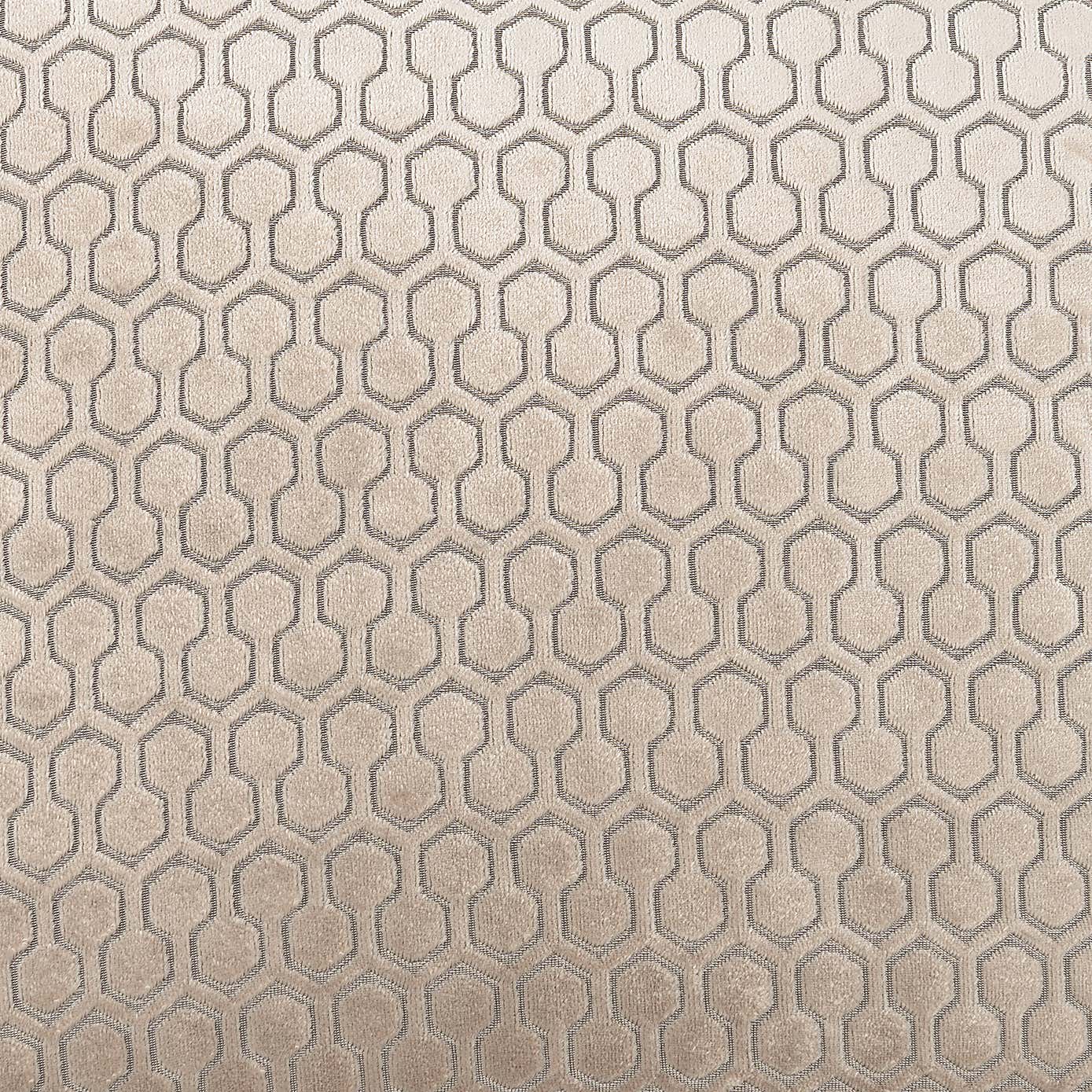 Geo Hexagon Gold Cushion