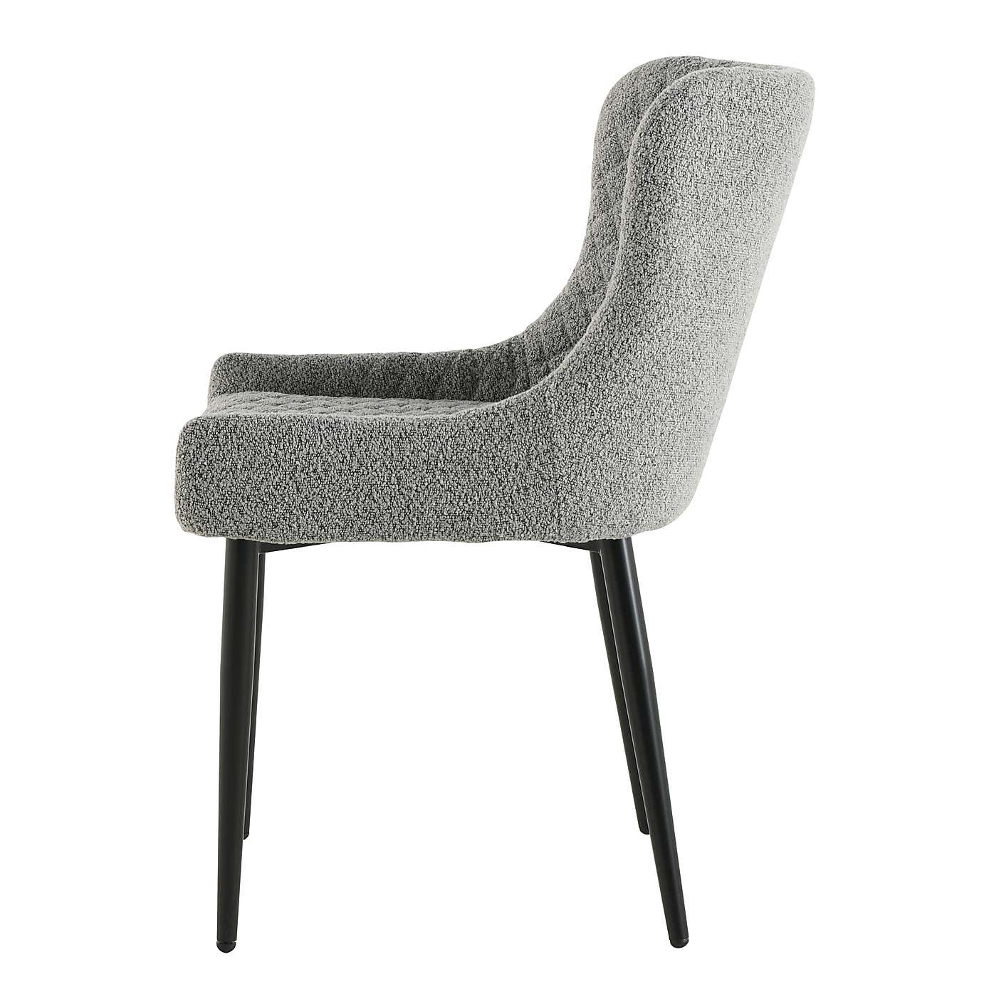 Indus Valley Camden 4-6 Seater Conical Extendable Dining Table With 6 Aura Dining Chairs