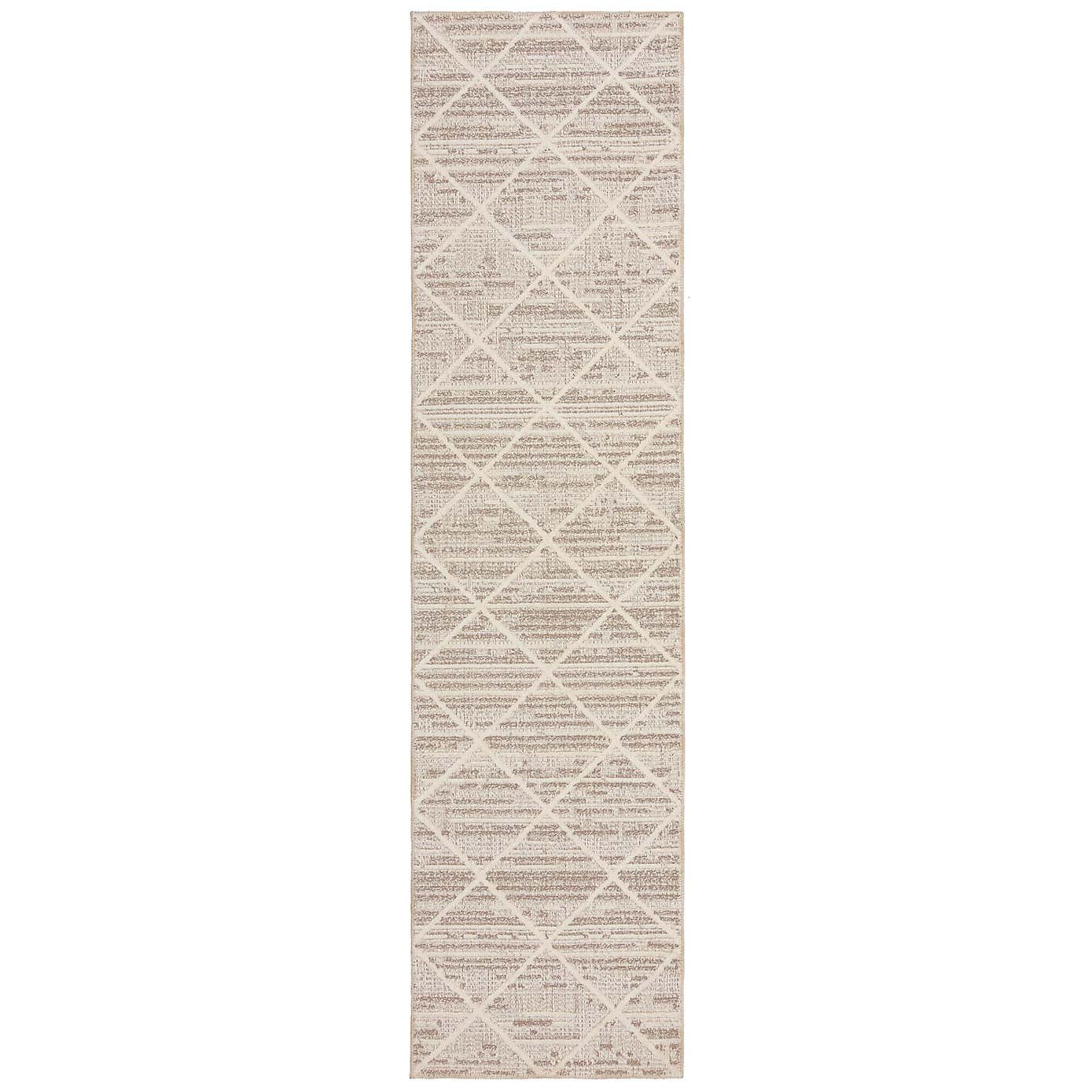 Diamond Tufted Washable Runner