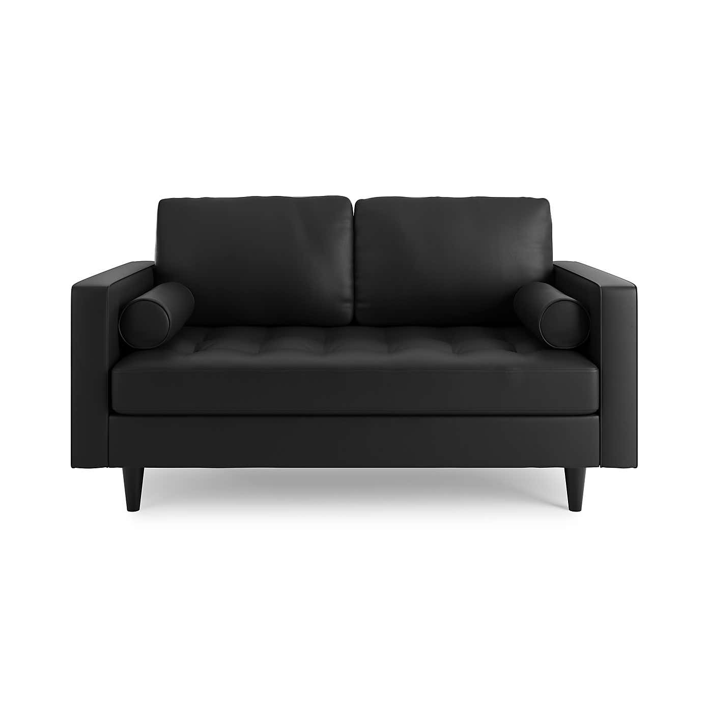 Zoe Faux Leather 2 Seater Sofa