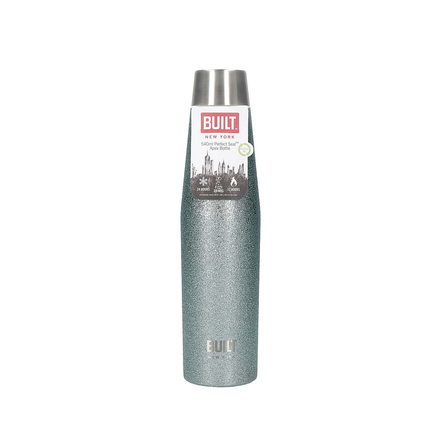 Built Stainless Steel Leakproof Insulated Glitter Water Bottle