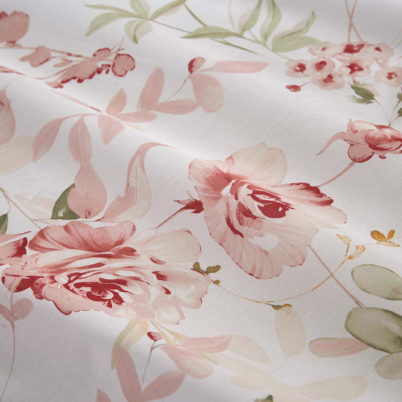 Nola Floral Blue Duvet Cover and Pillowcase Set