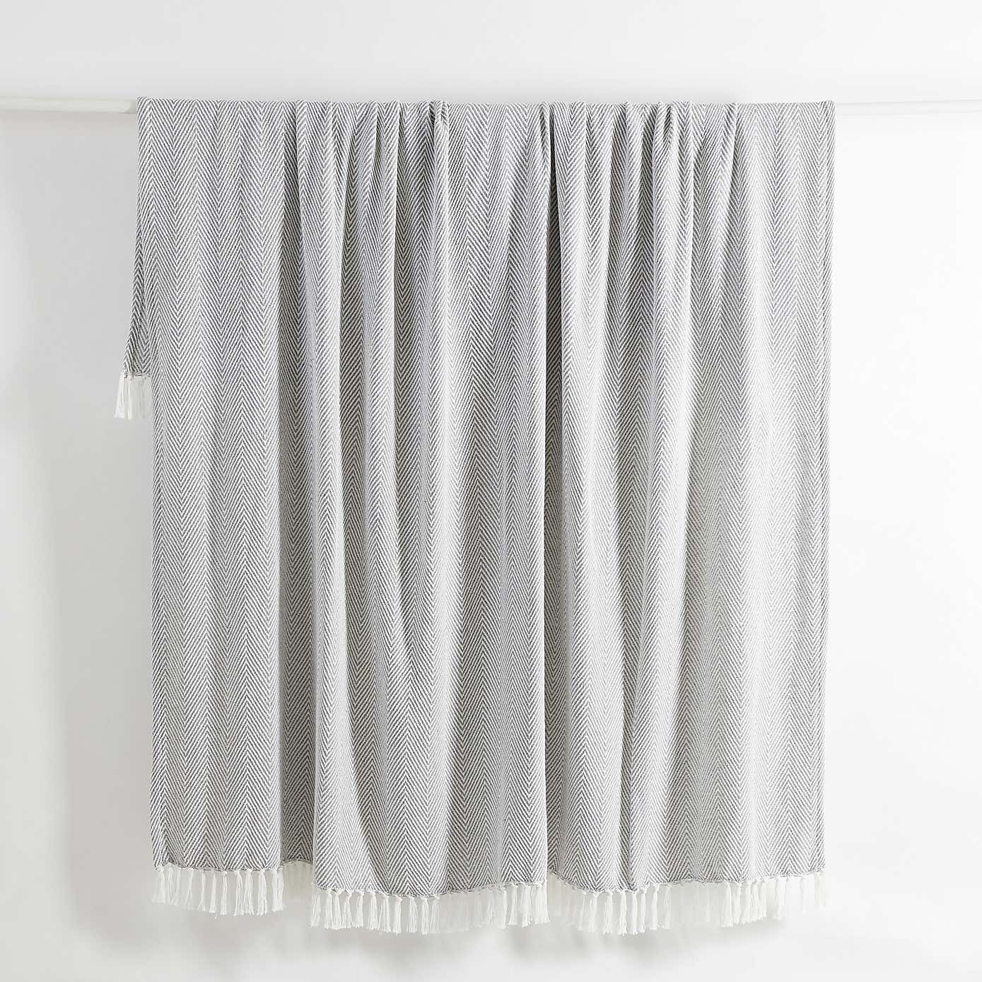 Jenson Herringbone 200cm x 200cm Throw