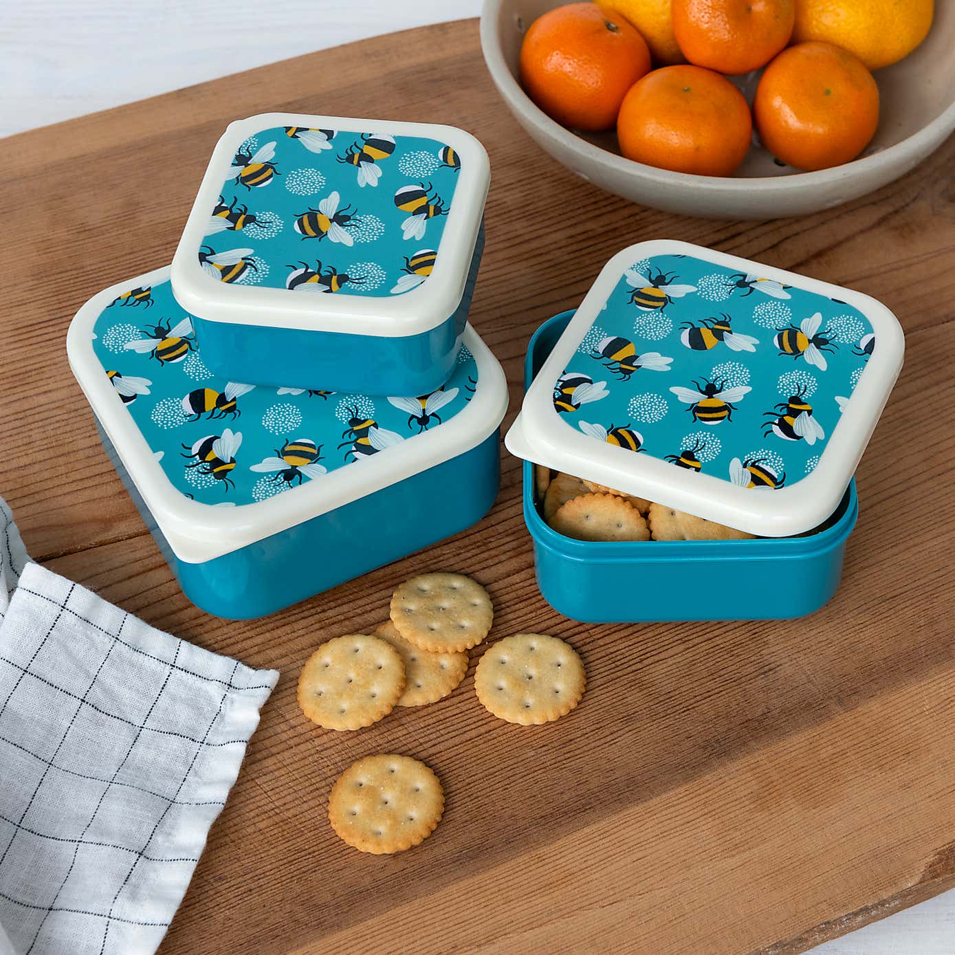 Bee Snack Boxes Set of 3