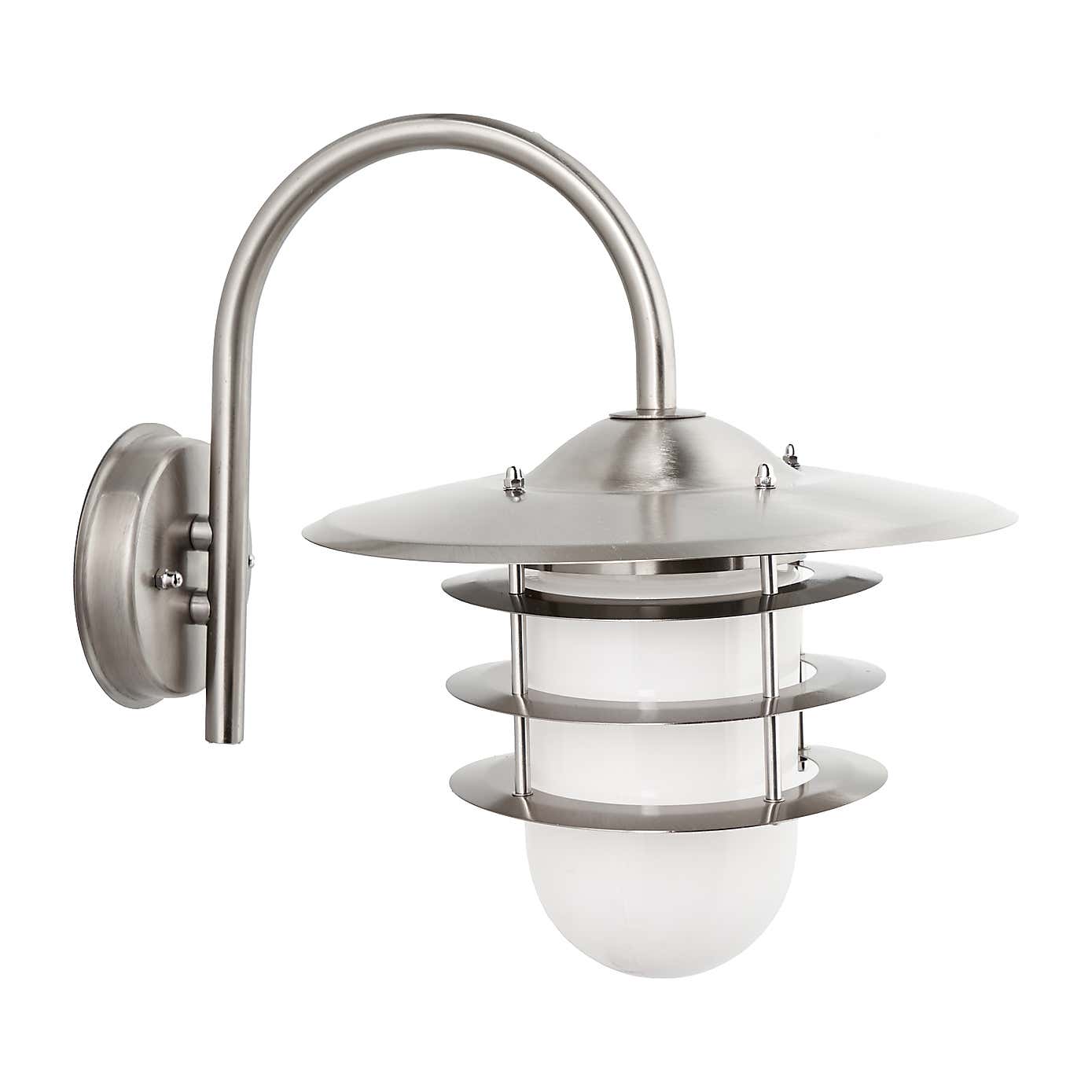 Centauri Opaque Glass Outdoor Wall Light