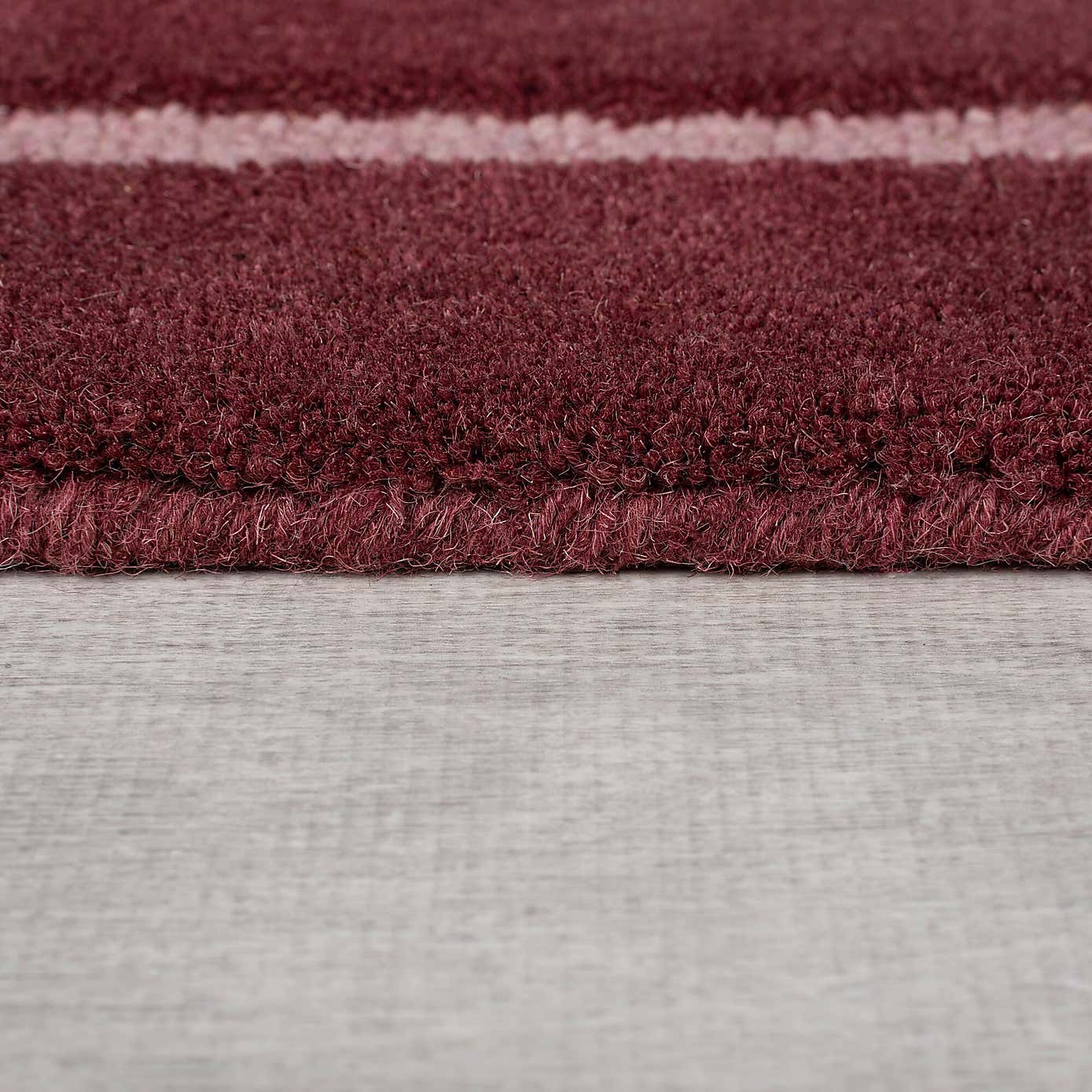 Split Ombre Shaped Wool Rug