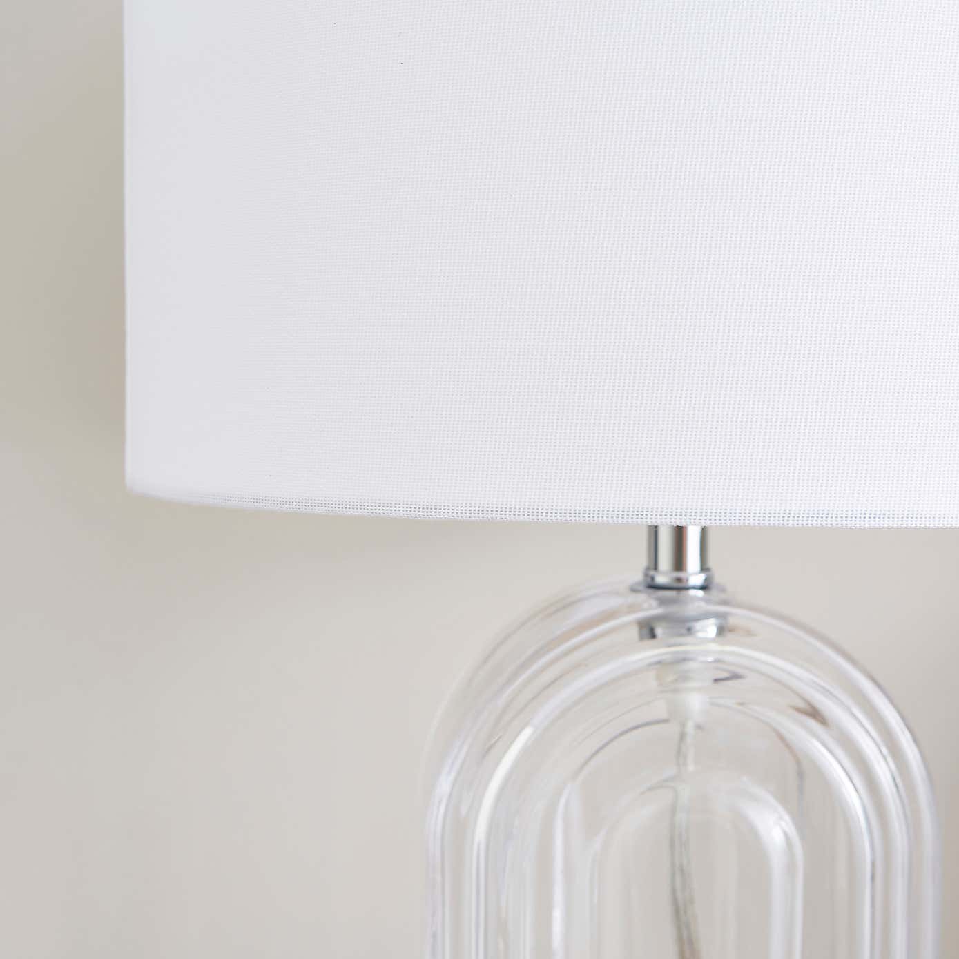 Josie Large Arched Glass Table Lamp