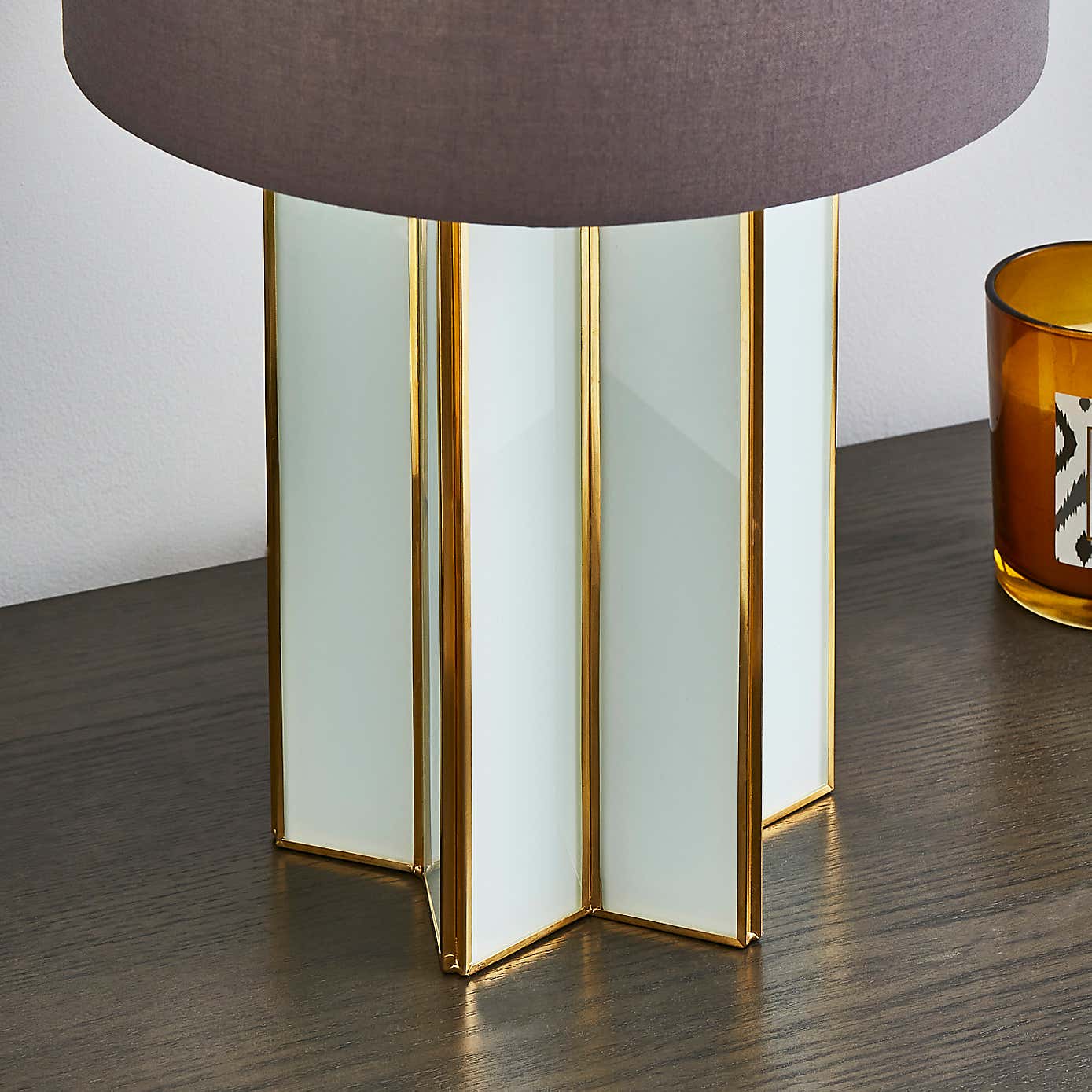 Virgo Green Star Glass Table Lamp