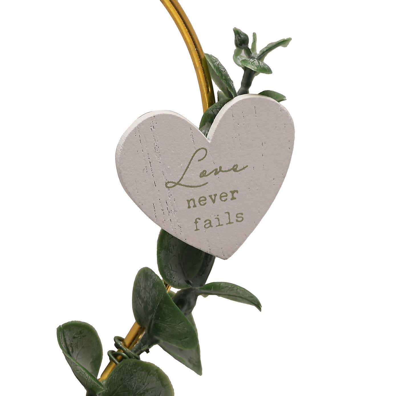 Love Story Love Is Patient Heart Wreath