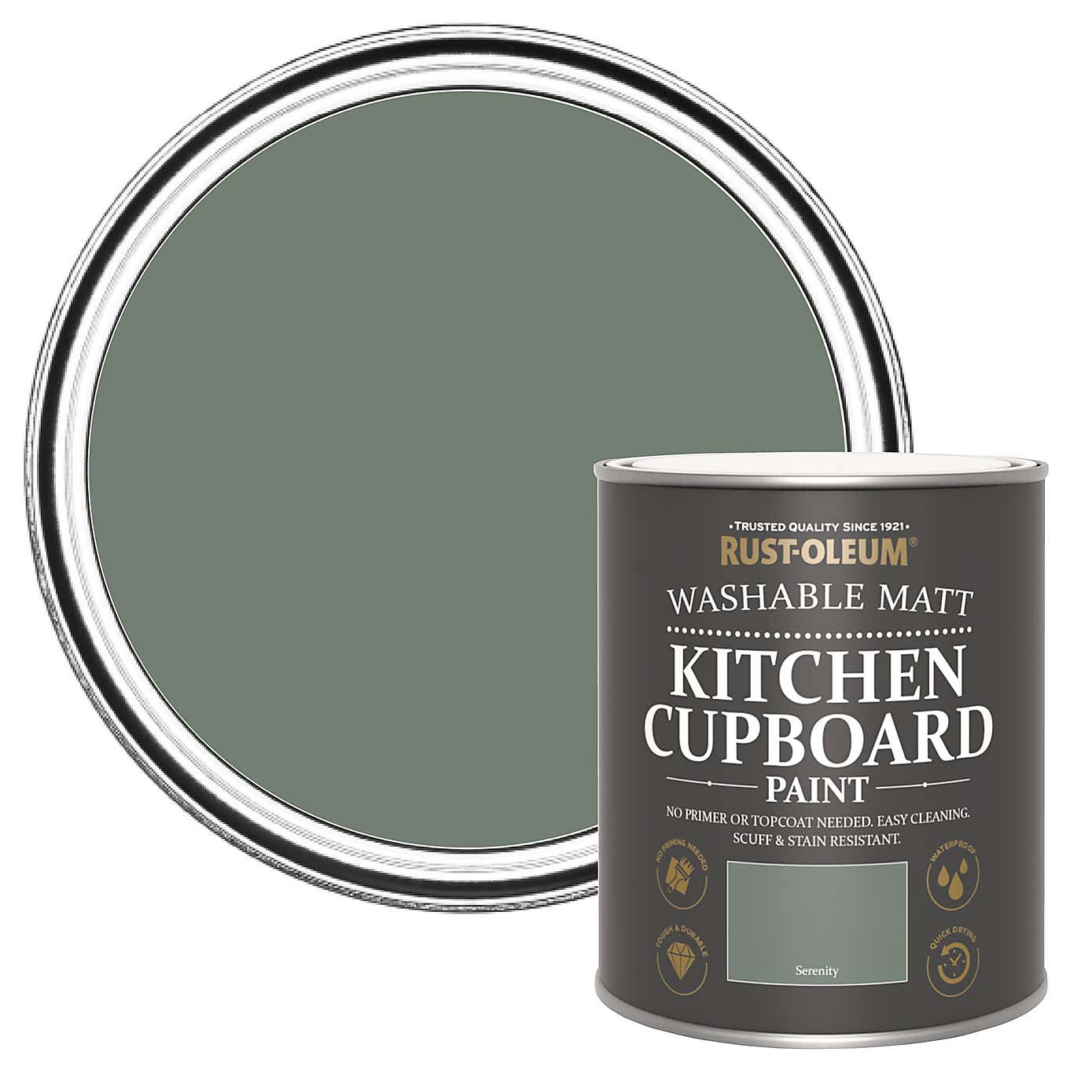 Rust-Oleum Matte Kitchen Cupboard Paint