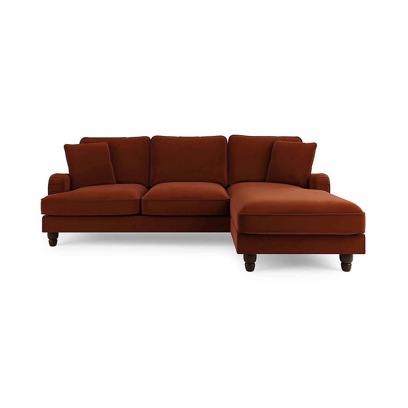 Beatrice Velvet Left Hand Corner Sofa