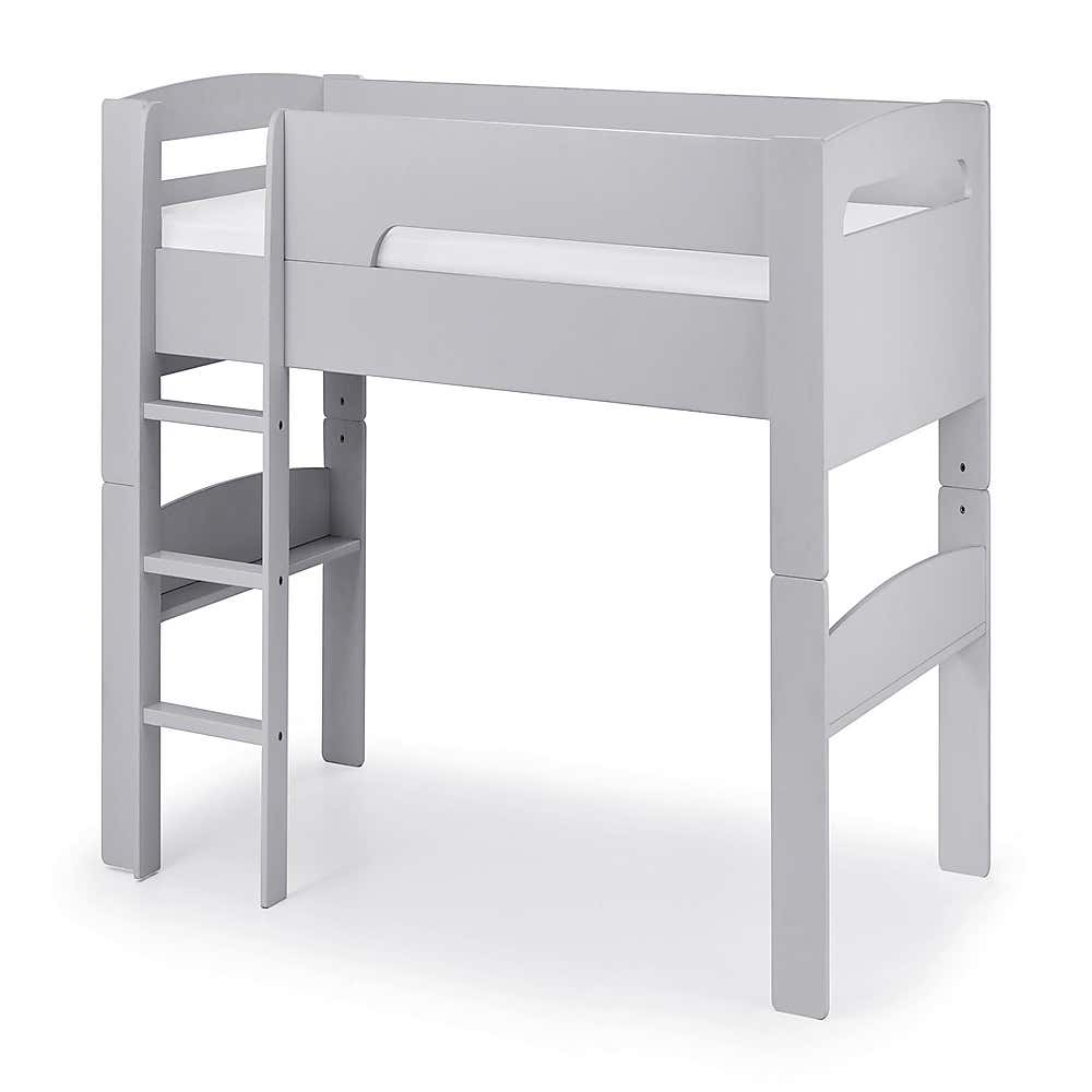 Pluto White Mid Sleeper Bed