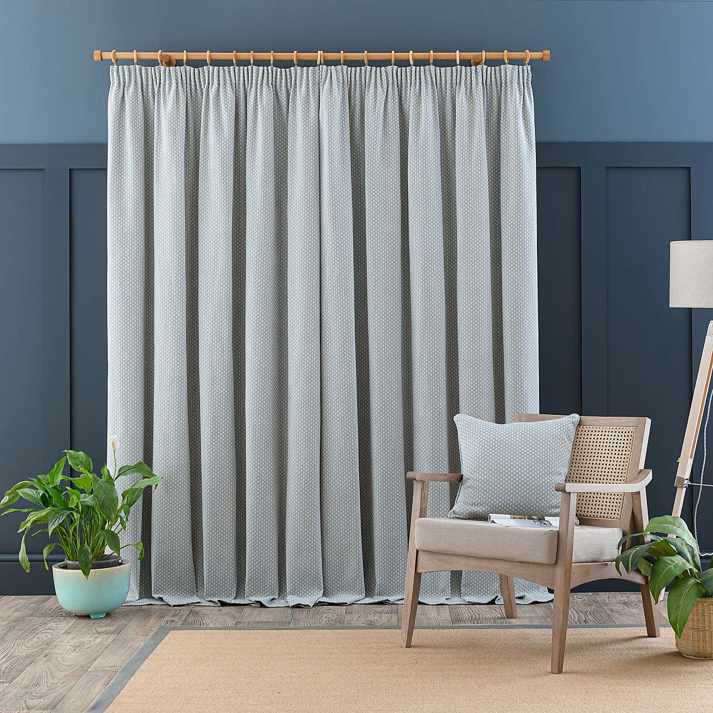 Churchgate Eton Pencil Pleat Curtains