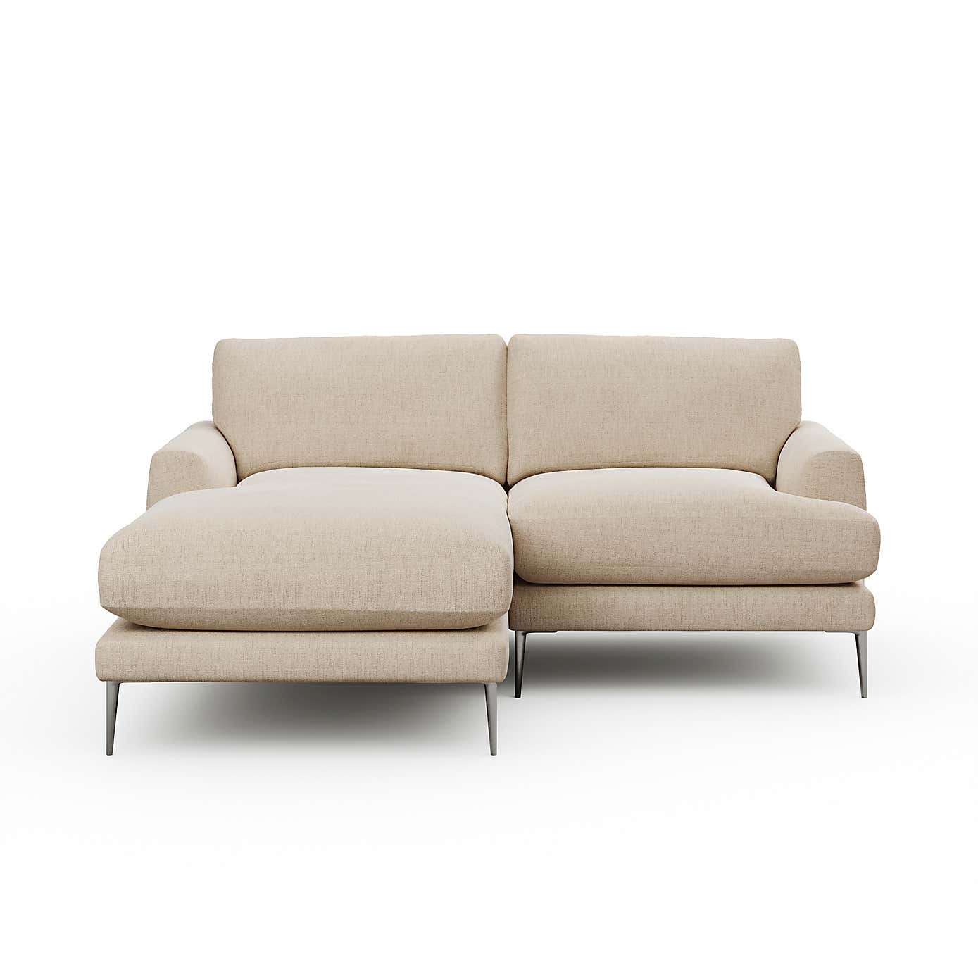 Lawson Chunky Tonal Weave Corner Chaise Sofa