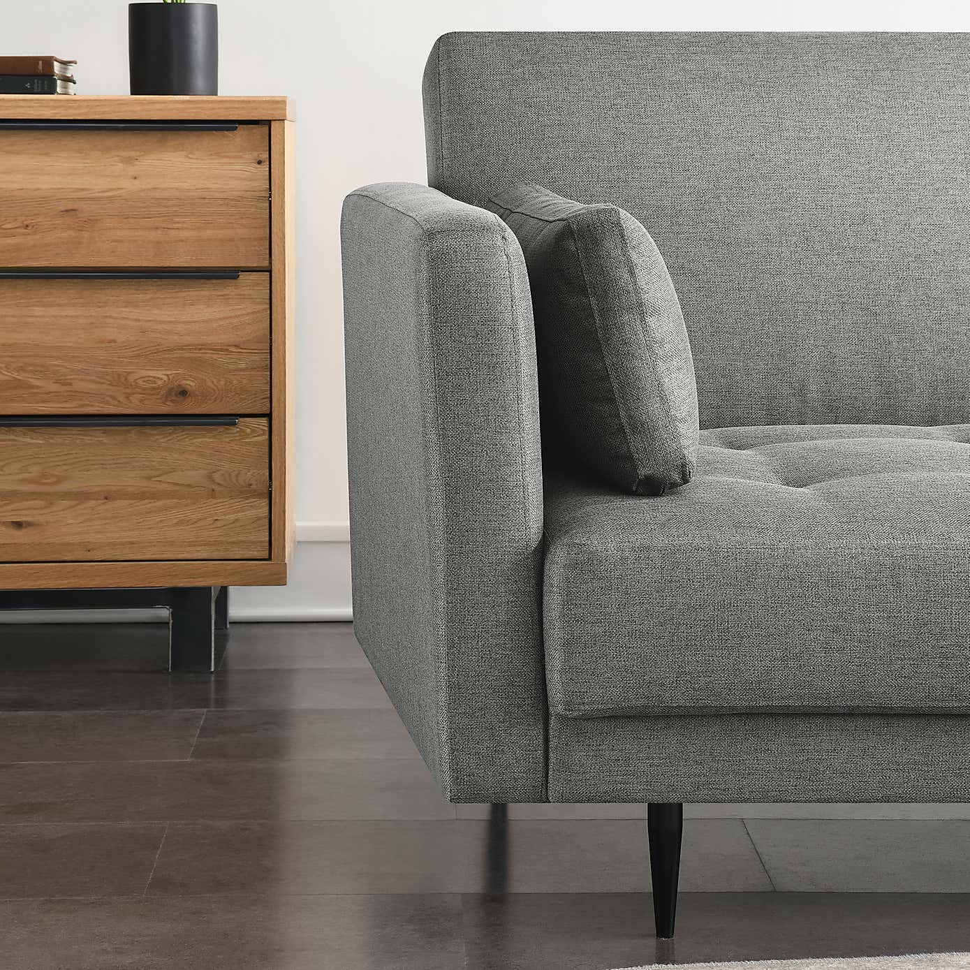 Selma Fabric Corner Double Sofa Bed